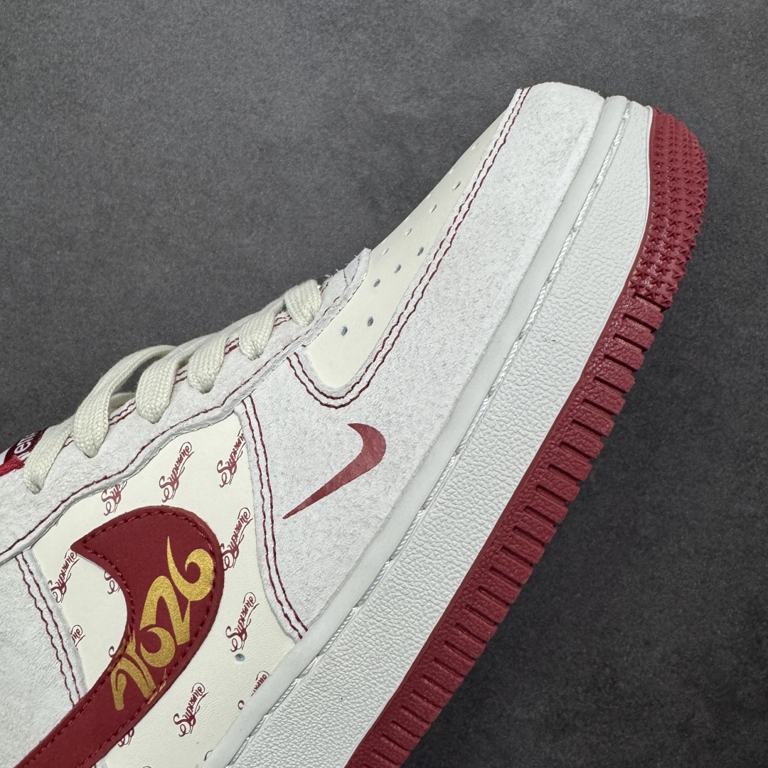 图片[5]-【定制版】Nike Air Force 1\’07 Low 2026 马年限定 空军一号低帮休闲板鞋  #原楦头原纸板 高端定制鞋盒 原厂鞋底 超高清洁度 细节完美 货号：JP2026-133  尺码：36 36.5 37.5 38 38.5 39 40 40.5 41 42 42.5 43 44 44.5 45-选品中心