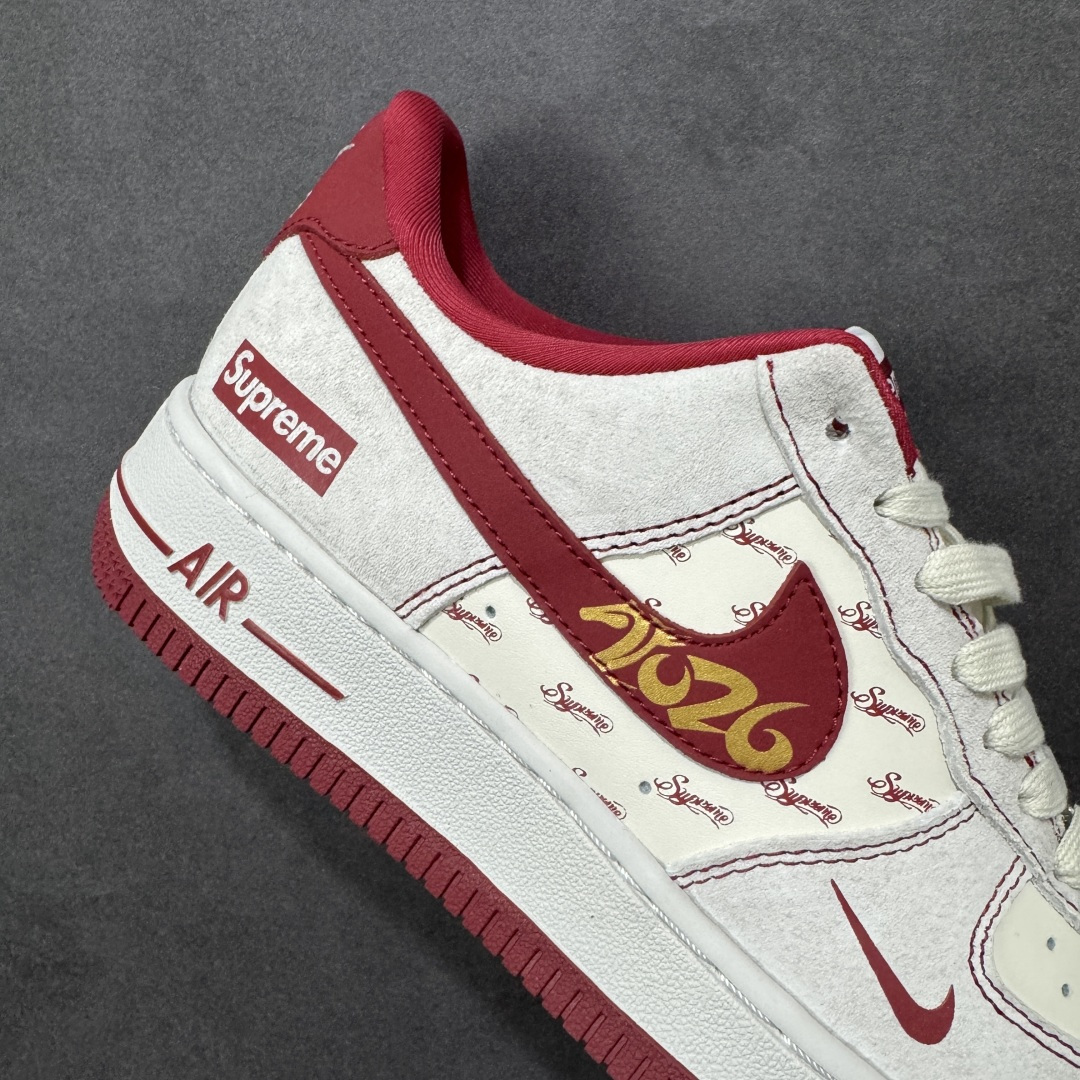 图片[6]-【定制版】Nike Air Force 1\’07 Low 2026 马年限定 空军一号低帮休闲板鞋  #原楦头原纸板 高端定制鞋盒 原厂鞋底 超高清洁度 细节完美 货号：JP2026-133  尺码：36 36.5 37.5 38 38.5 39 40 40.5 41 42 42.5 43 44 44.5 45-选品中心
