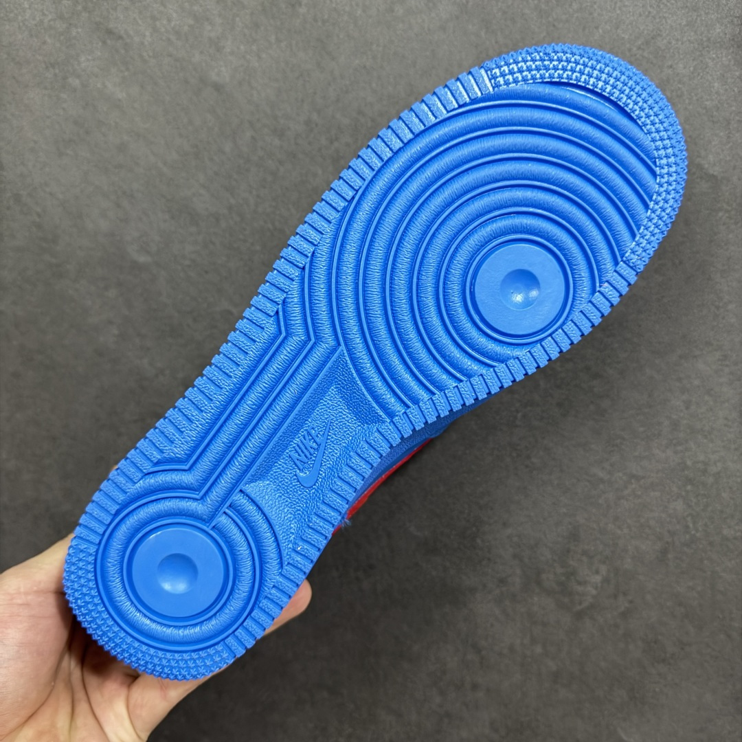 图片[9]-【定制版】Nike Air Force 1\’07 Low 马年联名 蓝海焰红 空军一号低帮休闲板鞋 DF0188-128  #原楦头原纸板 高端定制鞋盒 原厂鞋底 超高清洁度 细节完美  尺码：36 36.5 37.5 38 38.5 39 40 40.5 41 42 42.5 43 44 44.5 45-选品中心