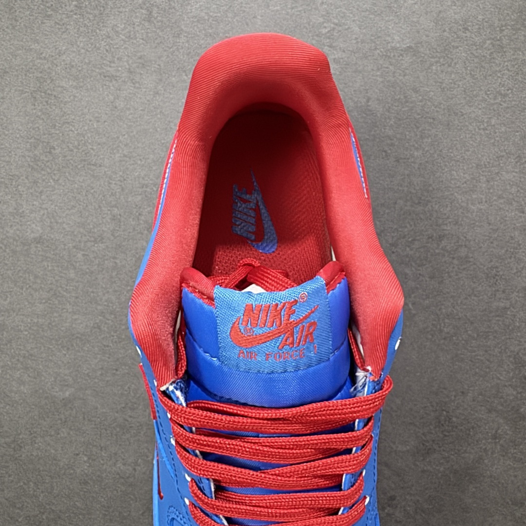 图片[7]-【定制版】Nike Air Force 1\’07 Low 马年联名 蓝海焰红 空军一号低帮休闲板鞋 DF0188-128  #原楦头原纸板 高端定制鞋盒 原厂鞋底 超高清洁度 细节完美  尺码：36 36.5 37.5 38 38.5 39 40 40.5 41 42 42.5 43 44 44.5 45-选品中心