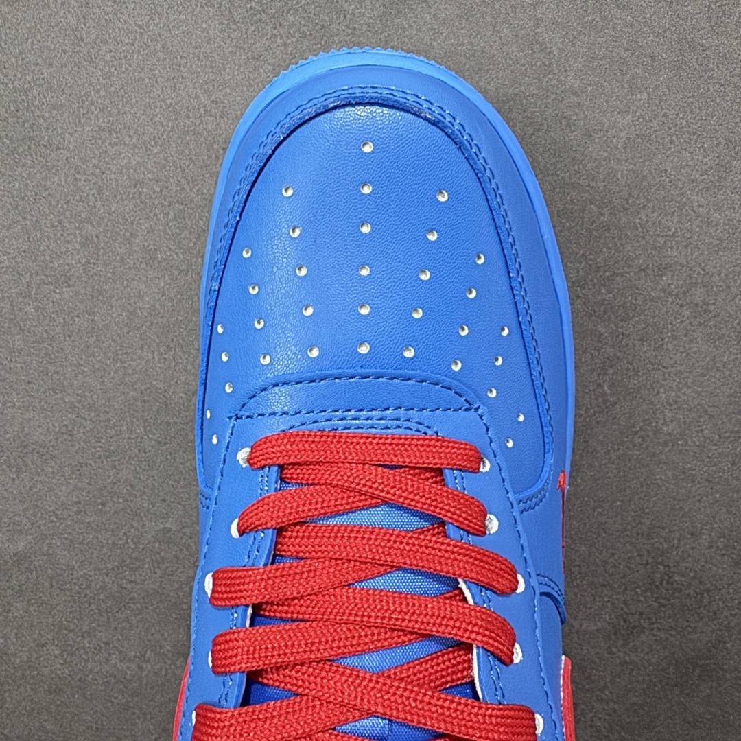 图片[8]-【定制版】Nike Air Force 1\’07 Low 马年联名 蓝海焰红 空军一号低帮休闲板鞋 DF0188-128  #原楦头原纸板 高端定制鞋盒 原厂鞋底 超高清洁度 细节完美  尺码：36 36.5 37.5 38 38.5 39 40 40.5 41 42 42.5 43 44 44.5 45-选品中心
