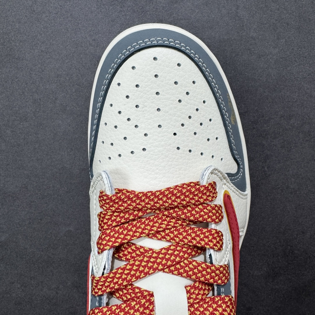 图片[8]-【定制版】Air Jordan 1 Low AJ1 乔1马年限定 马年祥运 高端定制 低帮复古篮球鞋 JJ2508-104  #定制鞋盒 大厂纯原品质出货 超高清洁度 皮料切割干净无任何毛边 细节完美  尺码：36 36.5 37.5 38 38.5 39 40 40.5 41 42 42.5 43 44 44.5 45-选品中心