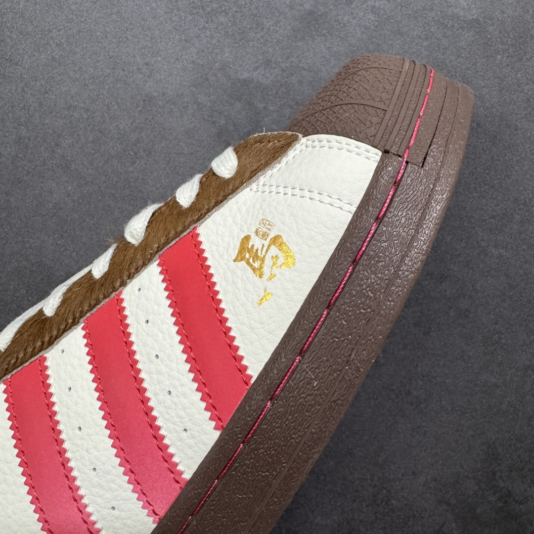 图片[5]-【定制版】AD Originals Superstar 2026 马年限定 贝壳头板鞋 采用全新头层拼接皮革材质 后跟采用特色3D立体印字 渠道正品订单 诠释市场最高工艺水平 全鞋进口头层皮料打造。区别市面普通真标版本，进出专柜无压力 货号：JY8924 尺码：36-45-选品中心