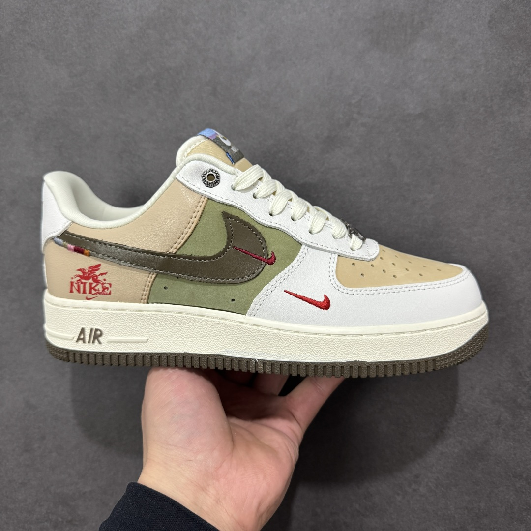 【定制版】Nike Air Force 1\'07 Low 马年限定 卡其绿 空军一号低帮休闲板鞋 DF0188-135 #原楦头原纸板 高端定制鞋盒 原厂鞋底 超高清洁度 细节完美 尺码:36 36.5 37.5 38 38.5 39 40 40.5 41 42 42.5 43 44 44.5 45-选品中心