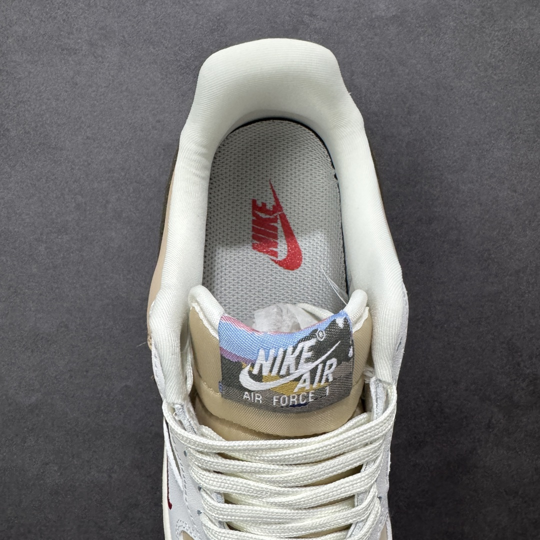 图片[7]-【定制版】Nike Air Force 1\’07 Low 马年限定 卡其绿 空军一号低帮休闲板鞋 DF0188-135  #原楦头原纸板 高端定制鞋盒 原厂鞋底 超高清洁度 细节完美  尺码：36 36.5 37.5 38 38.5 39 40 40.5 41 42 42.5 43 44 44.5 45-选品中心