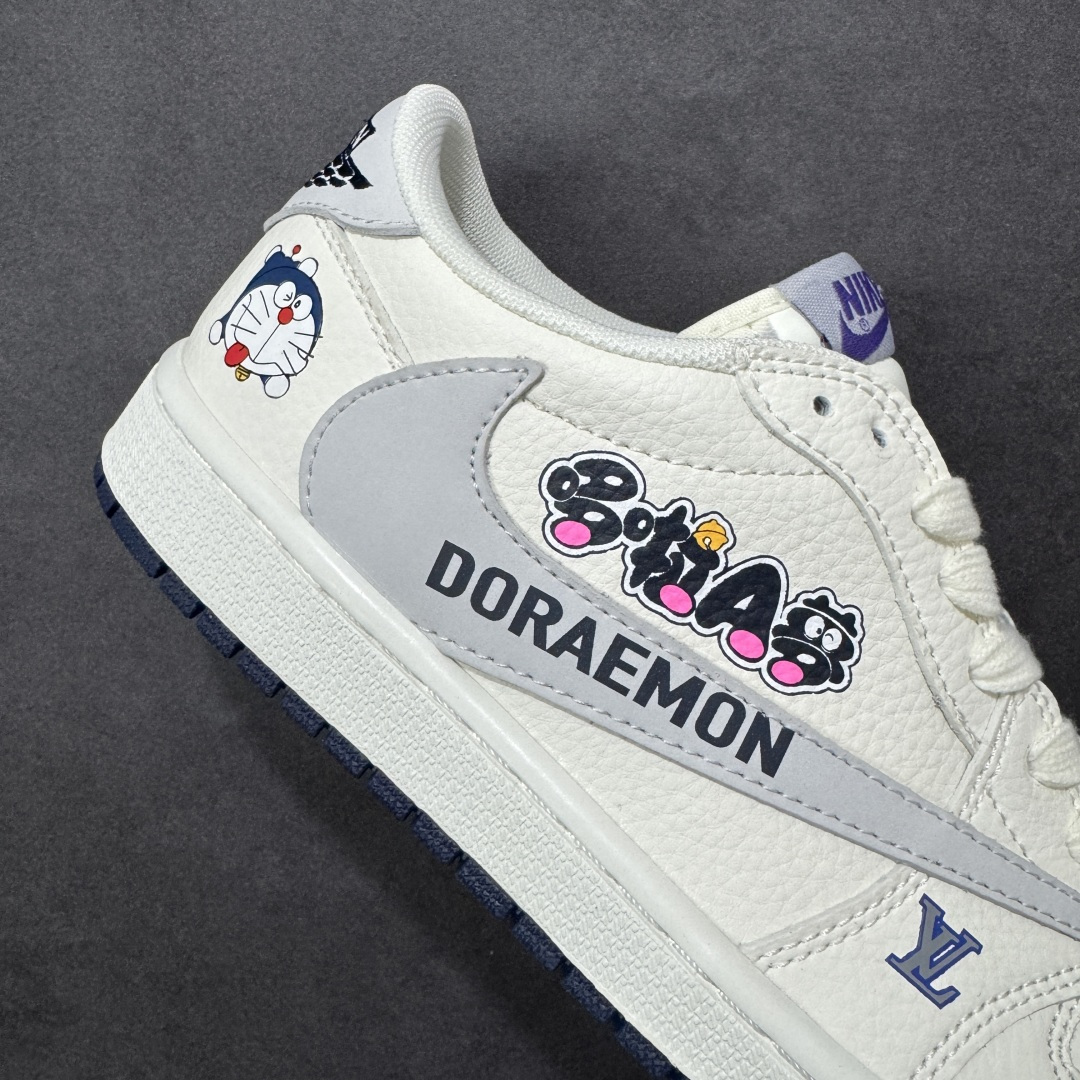 图片[6]-【定制版】Travis Scott x Jordan 1 Low 高端定制 乔丹倒勾低帮休闲板鞋 大厂纯原品质出货 纯正版型 定制鞋盒 皮料切割干净无任何毛边 细节完美 超高清洁度 货号：DZ2688-004 尺码：36 36.5 37.5 38 38.5 39 40 40.5 41 42 42.5 43 44 44.5 45-选品中心