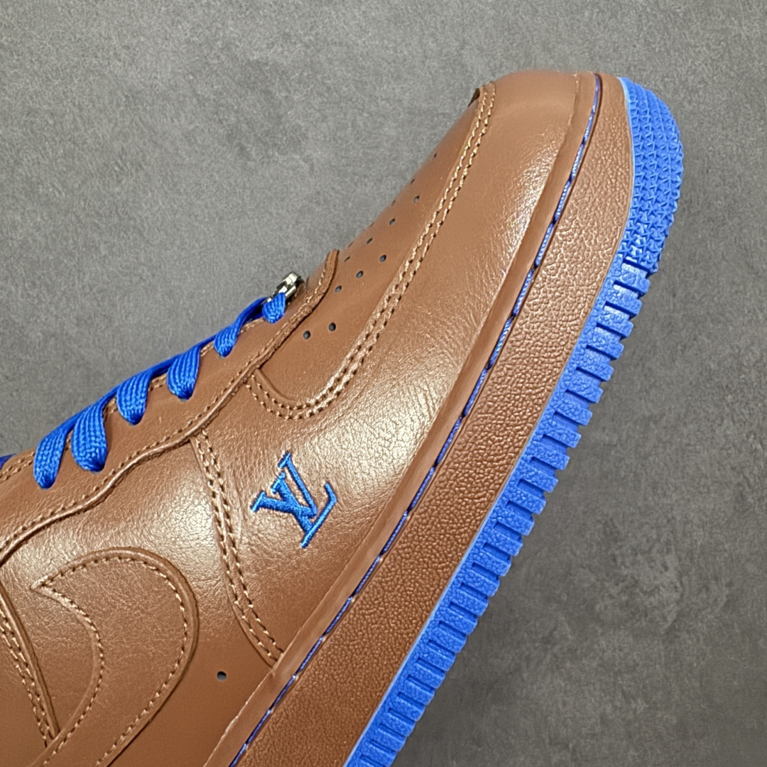 图片[5]-【定制版】Nike Air Force 1\’07 Low 马年联名 檀棕碧蓝 空军一号低帮休闲板鞋 XY9025-007  #原楦头原纸板 高端定制鞋盒 原厂鞋底 超高清洁度 细节完美  尺码：36 36.5 37.5 38 38.5 39 40 40.5 41 42 42.5 43 44 44.5 45-选品中心