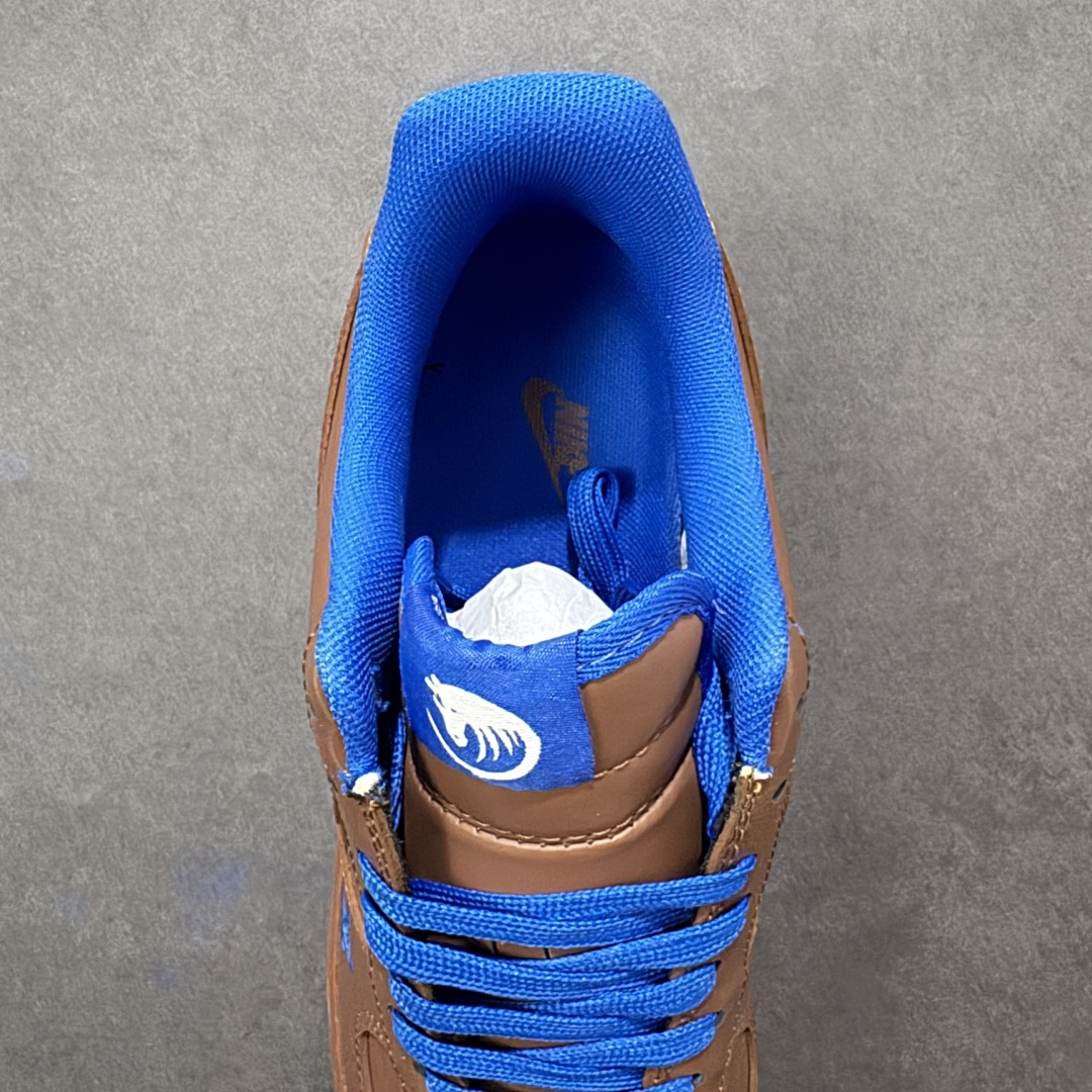 图片[7]-【定制版】Nike Air Force 1\’07 Low 马年联名 檀棕碧蓝 空军一号低帮休闲板鞋 XY9025-007  #原楦头原纸板 高端定制鞋盒 原厂鞋底 超高清洁度 细节完美  尺码：36 36.5 37.5 38 38.5 39 40 40.5 41 42 42.5 43 44 44.5 45-选品中心