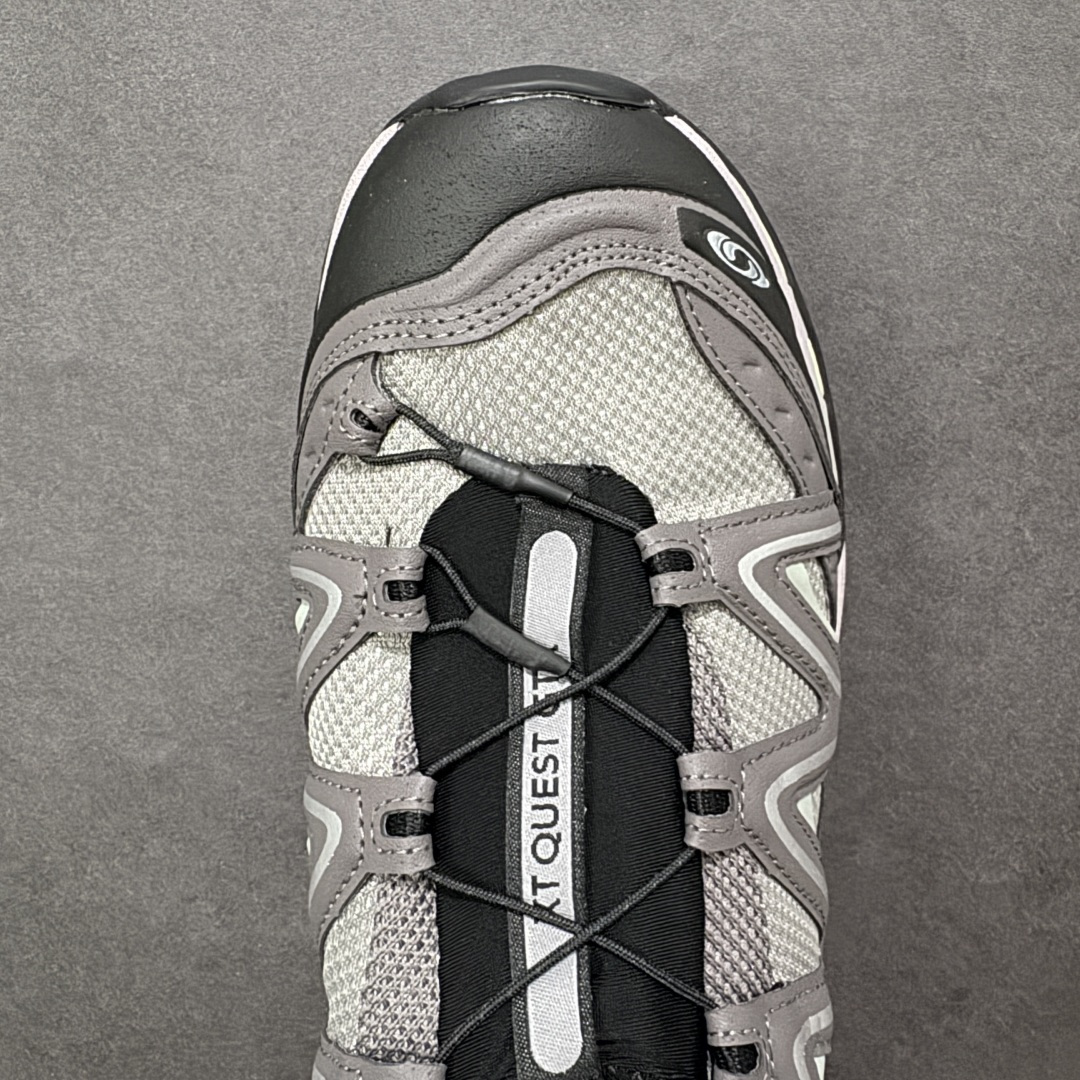 图片[8]-【莞产外贸版】Salomon XT-QUEST ADV 萨洛蒙情侣款户外机能鞋 477810 全新外贸大厂出品 细节品质大改进 独立私模 最大做到47码 全鞋采用为原厂一致材料打造 全新鞋型 相对市场版本 版型更正 全新玻璃冲刀 清洁度提升 同步原版左右鞋带孔的间距加大（市场版间距太小） 网面与鞋头材料校对一致无色差（市面版本有色差） 大底contagrip凹陷程度同步原版（市面版都有差别） 鞋舌两侧鞋帮脚踝处更加直挺（之前老版往中间踏） 鞋头处添加☯️太极标 所有细节多次修改校正 坚持同步原版无差别 毋庸置疑全市场最好的版本💪🏻终端优势供应 尺码：36 36.5 37.5 38 38.5 39 40 40.5 41 42 42.5 43 44 44.5 45 46 47-选品中心