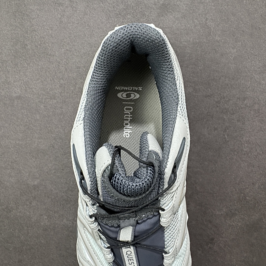 图片[7]-【莞产外贸版】Salomon XT-QUEST ADV 萨洛蒙情侣款户外机能鞋 477810 全新外贸大厂出品 细节品质大改进 独立私模 最大做到47码 全鞋采用为原厂一致材料打造 全新鞋型 相对市场版本 版型更正 全新玻璃冲刀 清洁度提升 同步原版左右鞋带孔的间距加大（市场版间距太小） 网面与鞋头材料校对一致无色差（市面版本有色差） 大底contagrip凹陷程度同步原版（市面版都有差别） 鞋舌两侧鞋帮脚踝处更加直挺（之前老版往中间踏） 鞋头处添加☯️太极标 所有细节多次修改校正 坚持同步原版无差别 毋庸置疑全市场最好的版本💪🏻终端优势供应 尺码：36 36.5 37.5 38 38.5 39 40 40.5 41 42 42.5 43 44 44.5 45 46 47-选品中心