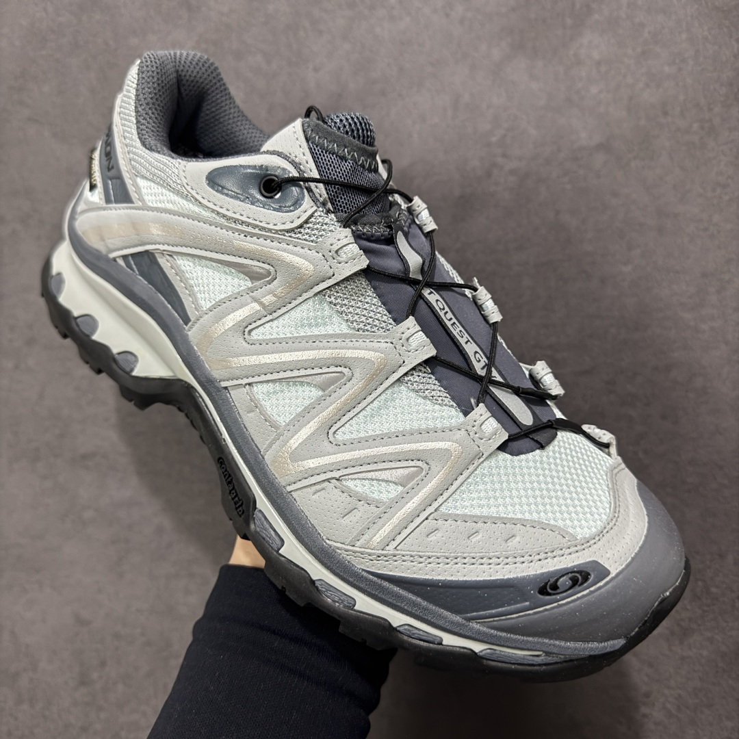 图片[3]-【莞产外贸版】Salomon XT-QUEST ADV 萨洛蒙情侣款户外机能鞋 477810 全新外贸大厂出品 细节品质大改进 独立私模 最大做到47码 全鞋采用为原厂一致材料打造 全新鞋型 相对市场版本 版型更正 全新玻璃冲刀 清洁度提升 同步原版左右鞋带孔的间距加大（市场版间距太小） 网面与鞋头材料校对一致无色差（市面版本有色差） 大底contagrip凹陷程度同步原版（市面版都有差别） 鞋舌两侧鞋帮脚踝处更加直挺（之前老版往中间踏） 鞋头处添加☯️太极标 所有细节多次修改校正 坚持同步原版无差别 毋庸置疑全市场最好的版本💪🏻终端优势供应 尺码：36 36.5 37.5 38 38.5 39 40 40.5 41 42 42.5 43 44 44.5 45 46 47-选品中心