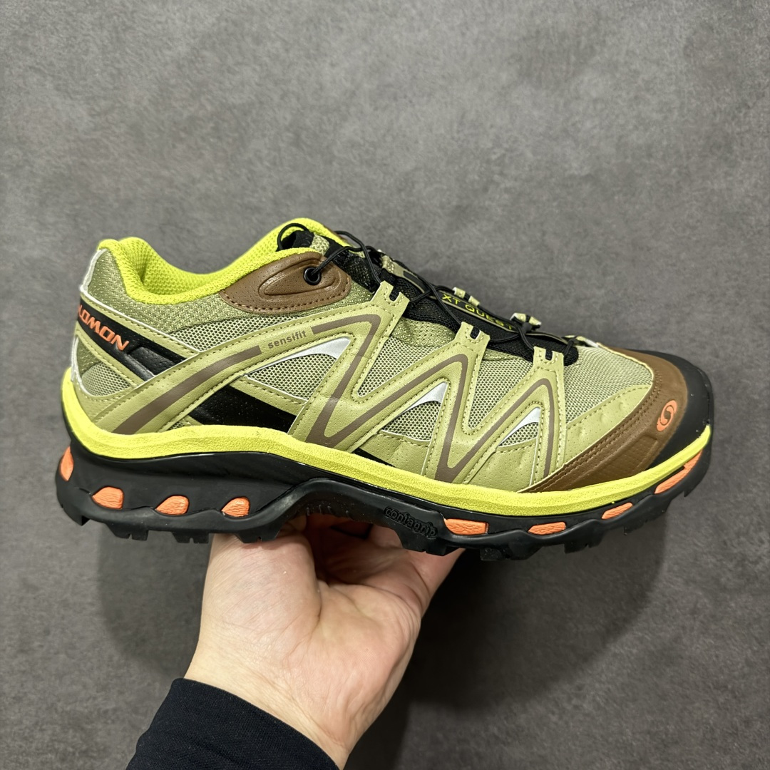 【莞产外贸版】Salomon XT-QUEST ADV 萨洛蒙情侣款户外机能鞋 477810 全新外贸大厂出品 细节品质大改进 独立私模 最大做到47码 全鞋采用为原厂一致材料打造 全新鞋型 相对市场版本 版型更正 全新玻璃冲刀 清洁度提升 同步原版左右鞋带孔的间距加大(市场版间距太小) 网面与鞋头材料校对一致无色差(市面版本有色差) 大底contagrip凹陷程度同步原版(市面版都有差别) 鞋舌两侧鞋帮脚踝处更加直挺(之前老版往中间踏) 鞋头处添加☯️太极标 所有细节多次修改校正 坚持同步原版无差别 毋庸置疑全市场最好的版本💪🏻终端优势供应 尺码:36 36.5 37.5 38 38.5 39 40 40.5 41 42 42.5 43 44 44.5 45 46 47-选品中心