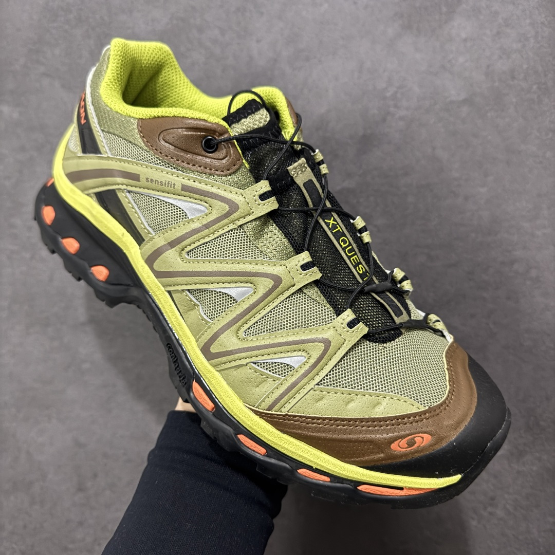 图片[3]-【莞产外贸版】Salomon XT-QUEST ADV 萨洛蒙情侣款户外机能鞋 477810 全新外贸大厂出品 细节品质大改进 独立私模 最大做到47码 全鞋采用为原厂一致材料打造 全新鞋型 相对市场版本 版型更正 全新玻璃冲刀 清洁度提升 同步原版左右鞋带孔的间距加大（市场版间距太小） 网面与鞋头材料校对一致无色差（市面版本有色差） 大底contagrip凹陷程度同步原版（市面版都有差别） 鞋舌两侧鞋帮脚踝处更加直挺（之前老版往中间踏） 鞋头处添加☯️太极标 所有细节多次修改校正 坚持同步原版无差别 毋庸置疑全市场最好的版本💪🏻终端优势供应 尺码：36 36.5 37.5 38 38.5 39 40 40.5 41 42 42.5 43 44 44.5 45 46 47-选品中心