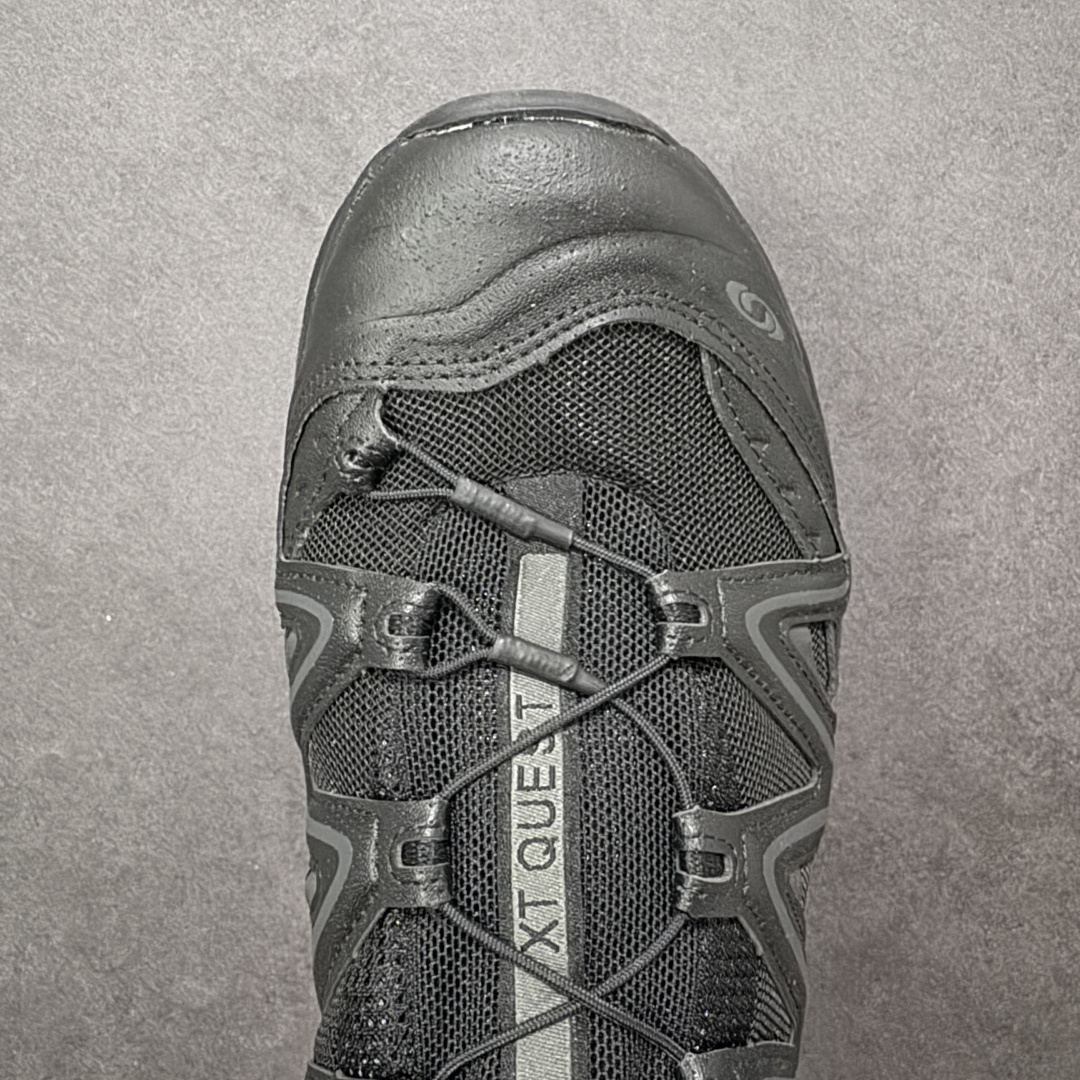 图片[8]-【莞产外贸版】Salomon XT-QUEST ADV 萨洛蒙情侣款户外机能鞋 477810 全新外贸大厂出品 细节品质大改进 独立私模 最大做到47码 全鞋采用为原厂一致材料打造 全新鞋型 相对市场版本 版型更正 全新玻璃冲刀 清洁度提升 同步原版左右鞋带孔的间距加大（市场版间距太小） 网面与鞋头材料校对一致无色差（市面版本有色差） 大底contagrip凹陷程度同步原版（市面版都有差别） 鞋舌两侧鞋帮脚踝处更加直挺（之前老版往中间踏） 鞋头处添加☯️太极标 所有细节多次修改校正 坚持同步原版无差别 毋庸置疑全市场最好的版本💪🏻终端优势供应 尺码：36 36.5 37.5 38 38.5 39 40 40.5 41 42 42.5 43 44 44.5 45 46 47-选品中心