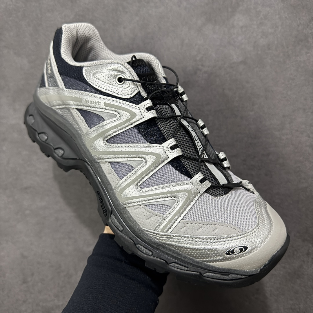 图片[3]-【莞产外贸版】Salomon XT-QUEST ADV 萨洛蒙情侣款户外机能鞋 477810 全新外贸大厂出品 细节品质大改进 独立私模 最大做到47码 全鞋采用为原厂一致材料打造 全新鞋型 相对市场版本 版型更正 全新玻璃冲刀 清洁度提升 同步原版左右鞋带孔的间距加大（市场版间距太小） 网面与鞋头材料校对一致无色差（市面版本有色差） 大底contagrip凹陷程度同步原版（市面版都有差别） 鞋舌两侧鞋帮脚踝处更加直挺（之前老版往中间踏） 鞋头处添加☯️太极标 所有细节多次修改校正 坚持同步原版无差别 毋庸置疑全市场最好的版本💪🏻终端优势供应 尺码：36 36.5 37.5 38 38.5 39 40 40.5 41 42 42.5 43 44 44.5 45 46 47-选品中心