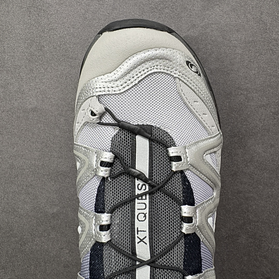 图片[8]-【莞产外贸版】Salomon XT-QUEST ADV 萨洛蒙情侣款户外机能鞋 477810 全新外贸大厂出品 细节品质大改进 独立私模 最大做到47码 全鞋采用为原厂一致材料打造 全新鞋型 相对市场版本 版型更正 全新玻璃冲刀 清洁度提升 同步原版左右鞋带孔的间距加大（市场版间距太小） 网面与鞋头材料校对一致无色差（市面版本有色差） 大底contagrip凹陷程度同步原版（市面版都有差别） 鞋舌两侧鞋帮脚踝处更加直挺（之前老版往中间踏） 鞋头处添加☯️太极标 所有细节多次修改校正 坚持同步原版无差别 毋庸置疑全市场最好的版本💪🏻终端优势供应 尺码：36 36.5 37.5 38 38.5 39 40 40.5 41 42 42.5 43 44 44.5 45 46 47-选品中心