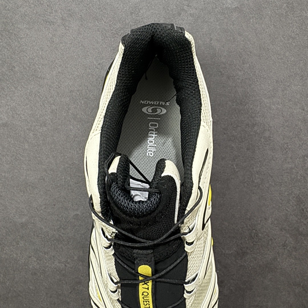 图片[7]-【莞产外贸版】Salomon XT-QUEST ADV 萨洛蒙情侣款户外机能鞋 477810 全新外贸大厂出品 细节品质大改进 独立私模 最大做到47码 全鞋采用为原厂一致材料打造 全新鞋型 相对市场版本 版型更正 全新玻璃冲刀 清洁度提升 同步原版左右鞋带孔的间距加大（市场版间距太小） 网面与鞋头材料校对一致无色差（市面版本有色差） 大底contagrip凹陷程度同步原版（市面版都有差别） 鞋舌两侧鞋帮脚踝处更加直挺（之前老版往中间踏） 鞋头处添加☯️太极标 所有细节多次修改校正 坚持同步原版无差别 毋庸置疑全市场最好的版本💪🏻终端优势供应 尺码：36 36.5 37.5 38 38.5 39 40 40.5 41 42 42.5 43 44 44.5 45 46 47-选品中心