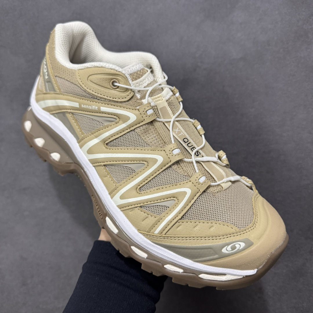 图片[3]-【莞产外贸版】Salomon XT-QUEST ADV 萨洛蒙情侣款户外机能鞋 477810 全新外贸大厂出品 细节品质大改进 独立私模 最大做到47码 全鞋采用为原厂一致材料打造 全新鞋型 相对市场版本 版型更正 全新玻璃冲刀 清洁度提升 同步原版左右鞋带孔的间距加大（市场版间距太小） 网面与鞋头材料校对一致无色差（市面版本有色差） 大底contagrip凹陷程度同步原版（市面版都有差别） 鞋舌两侧鞋帮脚踝处更加直挺（之前老版往中间踏） 鞋头处添加☯️太极标 所有细节多次修改校正 坚持同步原版无差别 毋庸置疑全市场最好的版本💪🏻终端优势供应 尺码：36 36.5 37.5 38 38.5 39 40 40.5 41 42 42.5 43 44 44.5 45 46 47-选品中心