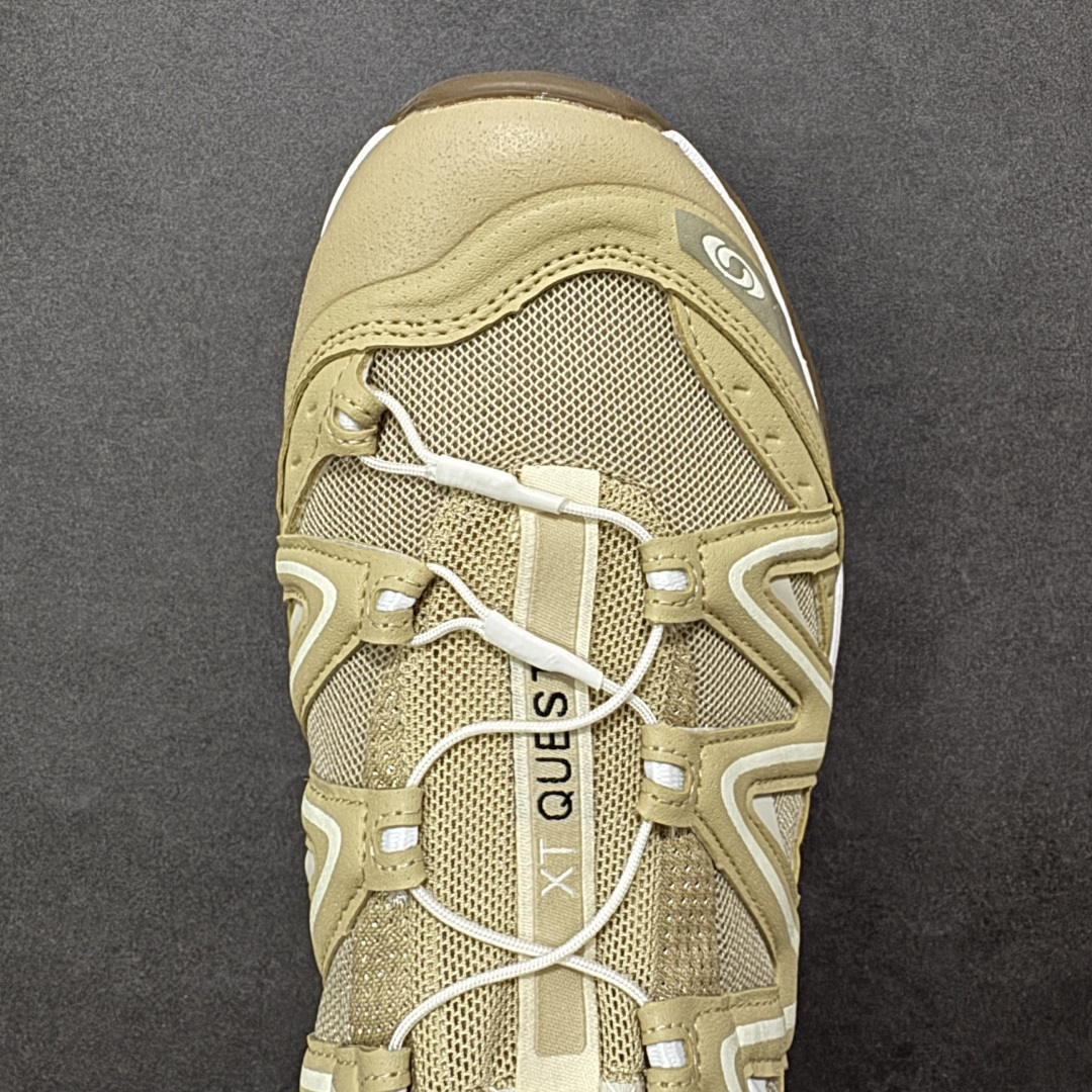 图片[8]-【莞产外贸版】Salomon XT-QUEST ADV 萨洛蒙情侣款户外机能鞋 477810 全新外贸大厂出品 细节品质大改进 独立私模 最大做到47码 全鞋采用为原厂一致材料打造 全新鞋型 相对市场版本 版型更正 全新玻璃冲刀 清洁度提升 同步原版左右鞋带孔的间距加大（市场版间距太小） 网面与鞋头材料校对一致无色差（市面版本有色差） 大底contagrip凹陷程度同步原版（市面版都有差别） 鞋舌两侧鞋帮脚踝处更加直挺（之前老版往中间踏） 鞋头处添加☯️太极标 所有细节多次修改校正 坚持同步原版无差别 毋庸置疑全市场最好的版本💪🏻终端优势供应 尺码：36 36.5 37.5 38 38.5 39 40 40.5 41 42 42.5 43 44 44.5 45 46 47-选品中心