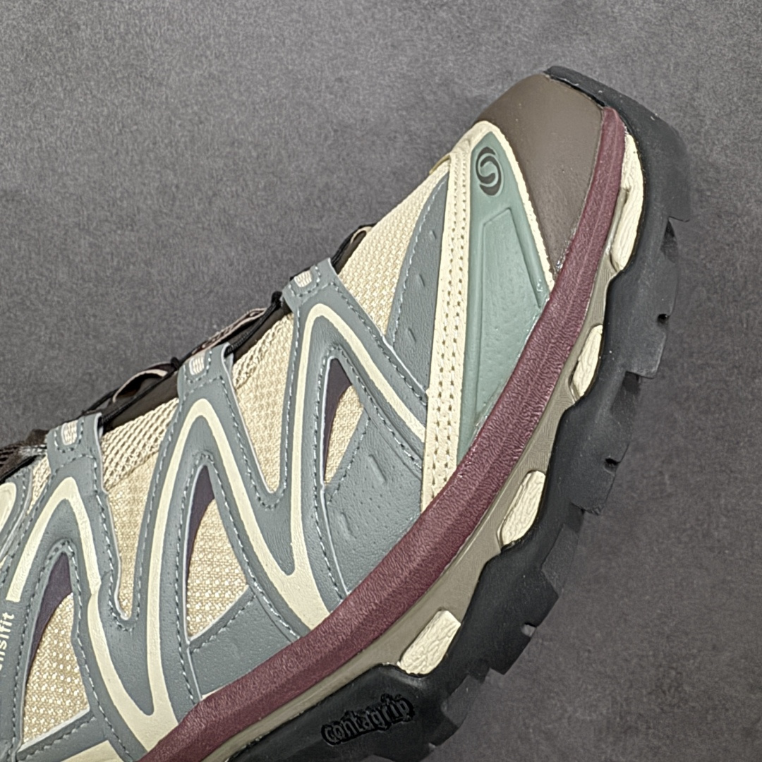 图片[5]-【莞产外贸版】Salomon XT-QUEST ADV 萨洛蒙情侣款户外机能鞋 477810 全新外贸大厂出品 细节品质大改进 独立私模 最大做到47码 全鞋采用为原厂一致材料打造 全新鞋型 相对市场版本 版型更正 全新玻璃冲刀 清洁度提升 同步原版左右鞋带孔的间距加大（市场版间距太小） 网面与鞋头材料校对一致无色差（市面版本有色差） 大底contagrip凹陷程度同步原版（市面版都有差别） 鞋舌两侧鞋帮脚踝处更加直挺（之前老版往中间踏） 鞋头处添加☯️太极标 所有细节多次修改校正 坚持同步原版无差别 毋庸置疑全市场最好的版本💪🏻终端优势供应 尺码：36 36.5 37.5 38 38.5 39 40 40.5 41 42 42.5 43 44 44.5 45 46 47-选品中心