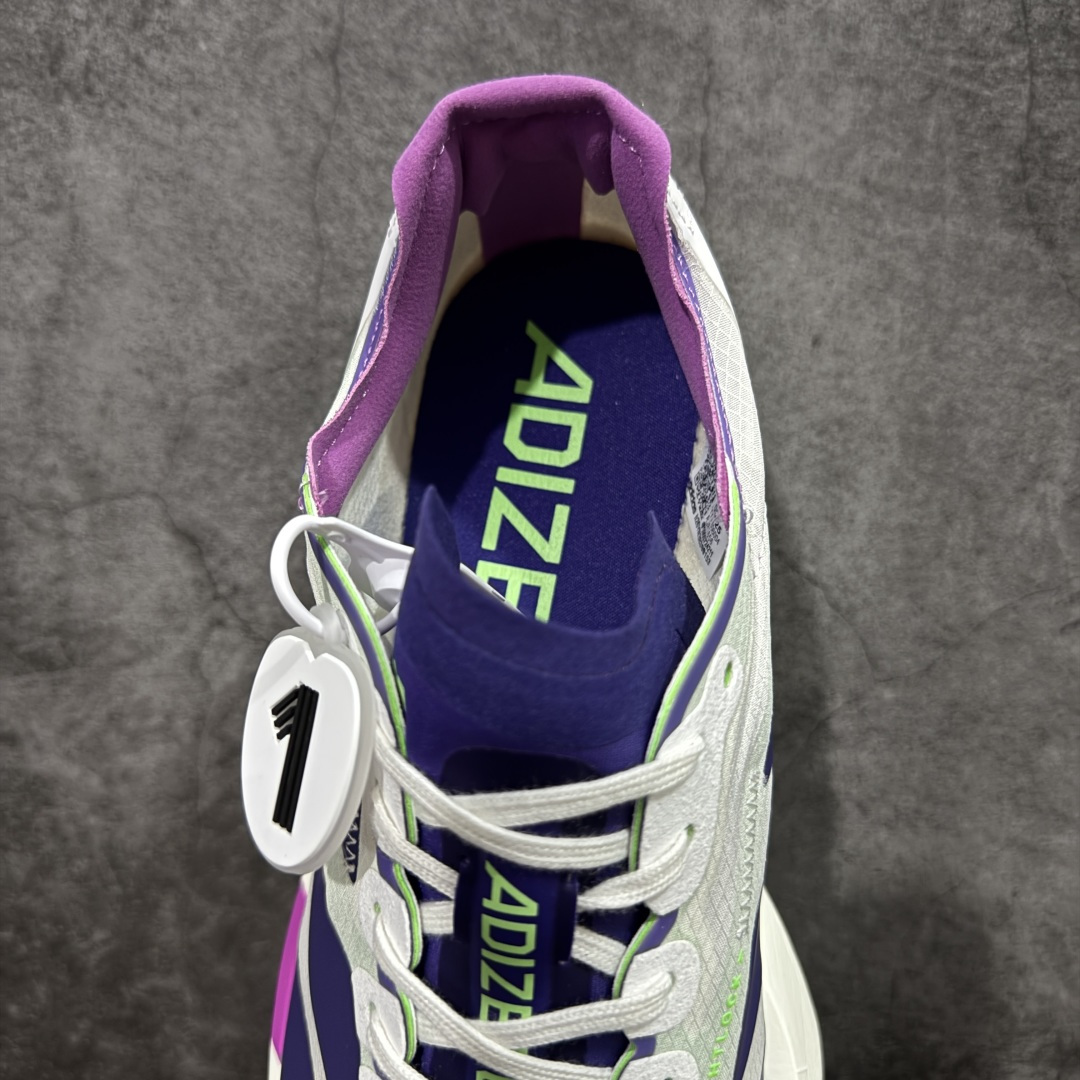 图片[8]-【NO.1纯原】Adidas Adizero Adios Pro 4 M竞训跑步鞋 JR1656 市场独一档品质 区别所有版本 原鞋购入开发数月 原材料 原档案打造 细节版型一比一 独立双层组合底私模. 搭配ENERGYRODS 2.0真碳柱，每一步都动力满满 鞋面用的是Lightlock技术，轻透又贴合，就像给脚定制的一样。 中底是全掌Lightstrike Pro泡棉，软弹感超绝 真正一比一还原真实脚感💪🏻 尺码：36 36.5 37 38 38.5 39 40 40.5 41 42 42.5 43 44 44.5 45 46-选品中心