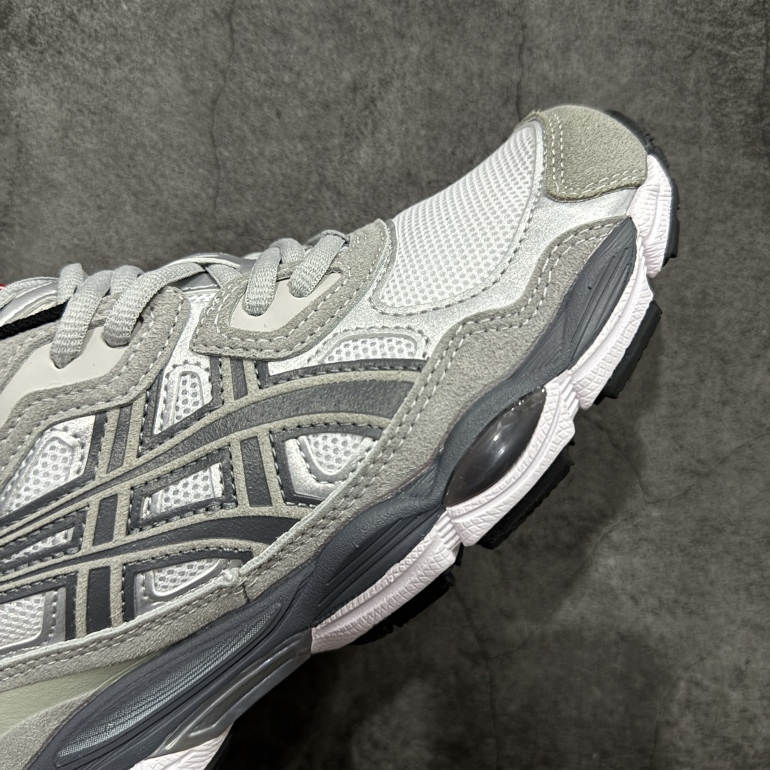 图片[6]-【公司级】Asics Gel-NYC 亚瑟士 防滑耐磨 休闲运动鞋 采用双层提花网面设计 提高包裹性和透气性 后跟搭载稳定系统科技T-GEL提升整体支撑力和结构感 减少对身体带来的冲击负荷 创新中底至轻回弹 货号：1203A975-100 尺码：36-46带半码 编码：FSB220230-选品中心