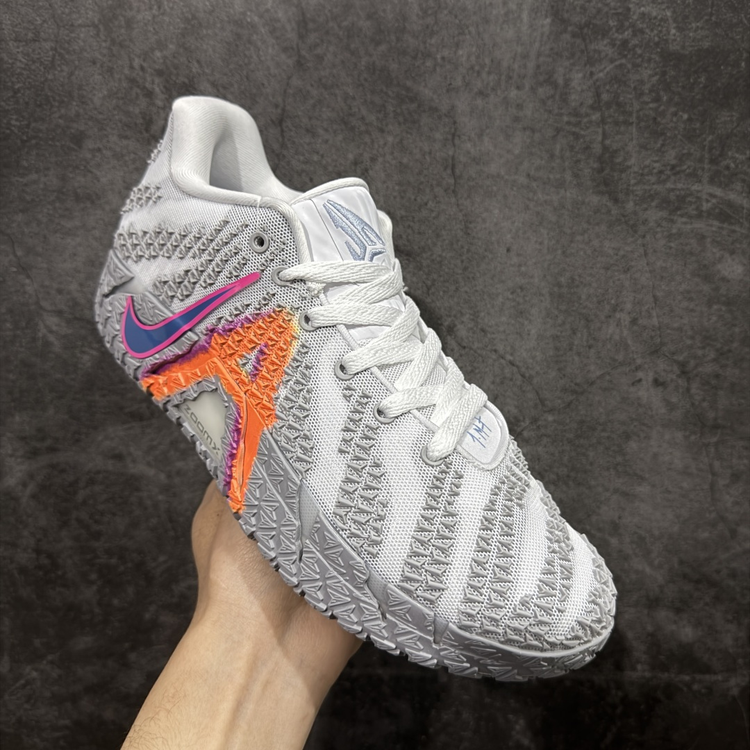 图片[3]-【纯原实战版】NK JA3 EP 莫兰特三代 实战低帮篮球鞋 HF2794-100 超高品质做工 细节到位 内置前后双气垫 材料足 不偷工减料 鞋头和鞋舌采用透气运动网布制成 采用更为挺拔的鞋口设计 为脚踝带来更佳的包裹与支撑感 侧面独特波纹纹理细节 打破了单调 赋予鞋子灵动与活力的视觉体验 中底部分巧妙借鉴了科比 5 的经典元素 尺码：39 40 40.5 41 42 42.5 43 44 45 46-选品中心