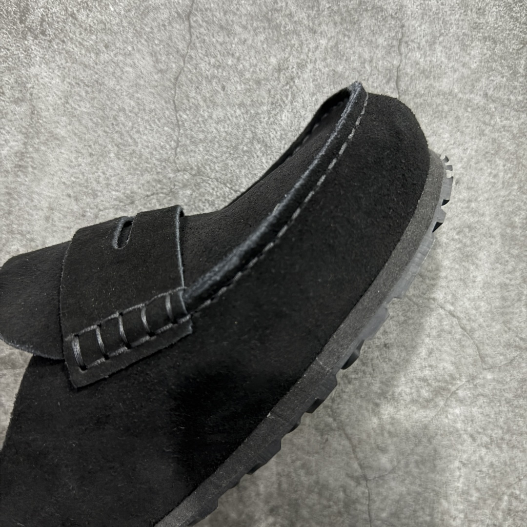 图片[6]-【莞产G版】乐福勃肯木鞋底 博肯Birkensto Naples Wraed系列 36-45 货号：1030813 包头乐福牛皮绒面革复古软木底休闲拖鞋 时下大火的老钱风，乐福式设计鞋头增加了优雅的气质！可为各式休闲或优雅造型增添休闲风范。卡其色磨砂牛皮革 实用的马克线阵车在鞋头的手工质感！ 尺码：36 37 38 39 40 41 42 43 44 45-选品中心