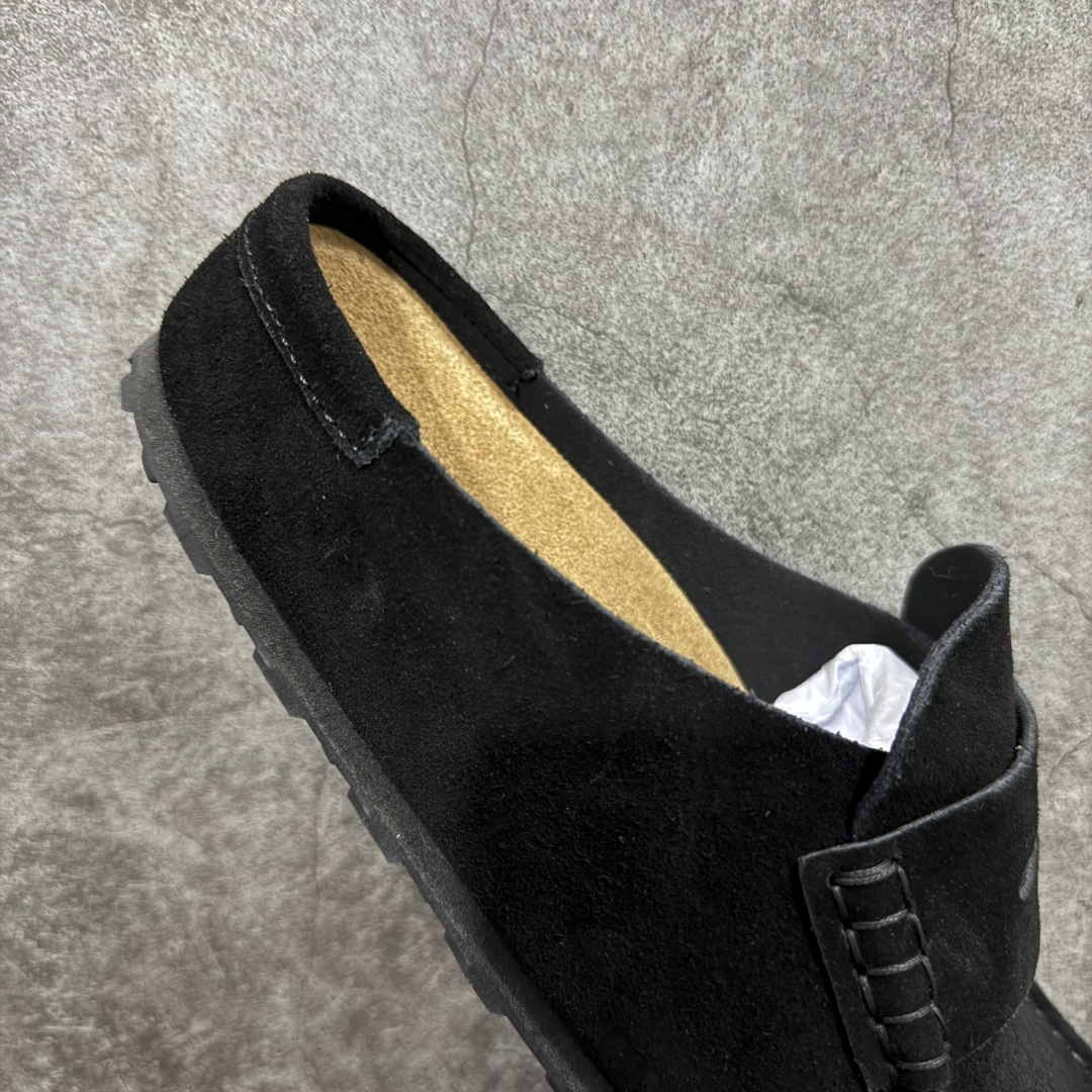 图片[7]-【莞产G版】乐福勃肯木鞋底 博肯Birkensto Naples Wraed系列 36-45 货号：1030813 包头乐福牛皮绒面革复古软木底休闲拖鞋 时下大火的老钱风，乐福式设计鞋头增加了优雅的气质！可为各式休闲或优雅造型增添休闲风范。卡其色磨砂牛皮革 实用的马克线阵车在鞋头的手工质感！ 尺码：36 37 38 39 40 41 42 43 44 45-选品中心