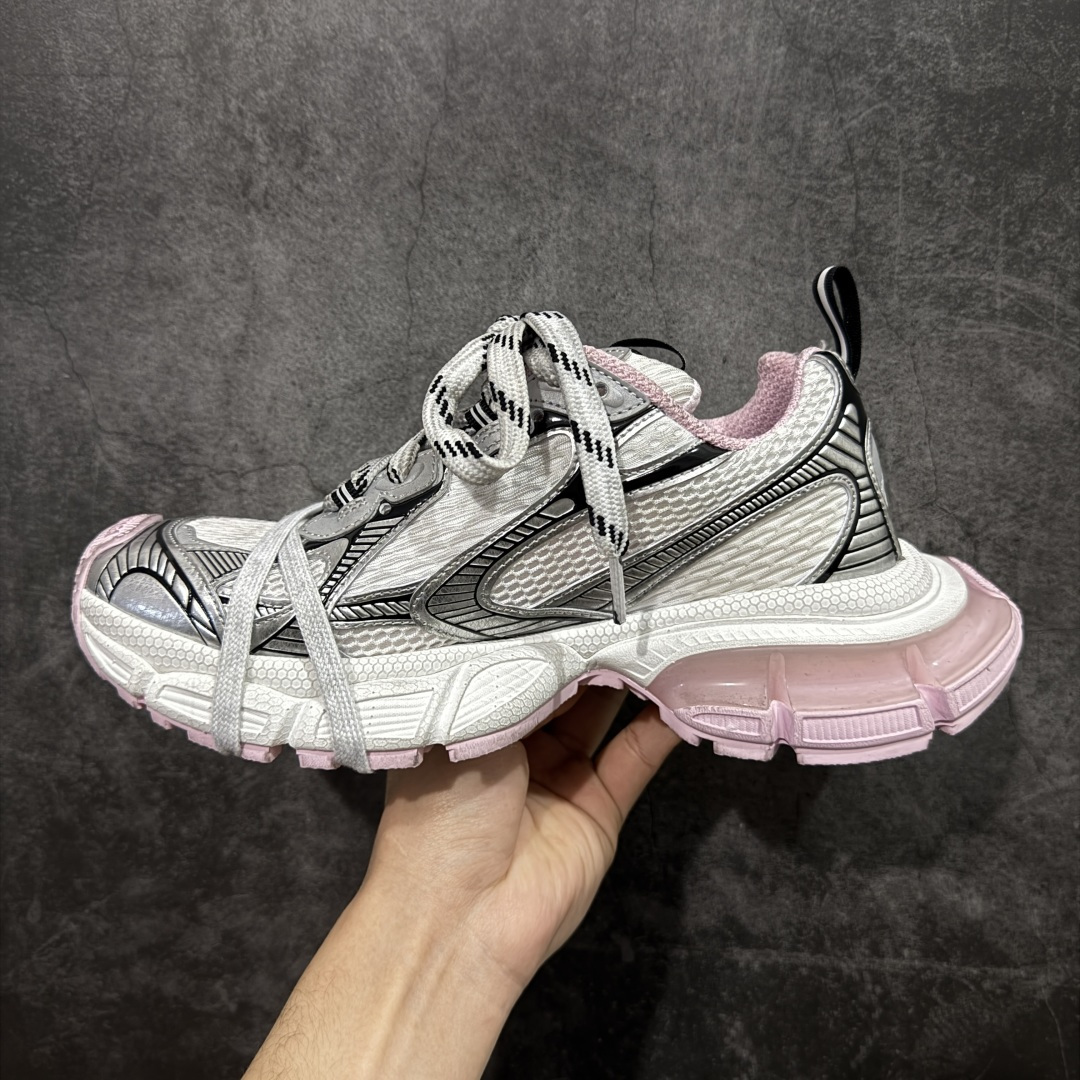 图片[2]-【XA版本】BALENCIAGA 3XL Sneakers 巴黎世家十代网布系带低帮走秀复古老爹鞋 全套原纸板楦头开发 最原汁原味的灵魂版型 全鞋荧光划线卡点 胶水把控整洁度追求极致完美 每一双都是工艺品 多重QC质检 超越公司货的品控标准 实实在在的免检产品 原盒原配 正确字体电绣 粗细、位置、大小正确 侧边TPU 透气孔匹配意产原版 正确分离大底 TPU软底 原版一致大底LOGO 立体感十足 原厂皮料水洗做旧 采购原厂网纱 不含皮革 网布材料和聚氨酯 磨损效果 鞋头边缘和后帮 Balenciaga 徽标 鞋面和后跟凸印尺码 鞋舌 3XL 橡胶品牌标识和反光细节 鞋帮拉袢和鞋舌拉祥 配反光细节 备用鞋带在鞋履前侧 可在穿着前取下 便于不同造型搭配 偏大一码 尺码：35-40-选品中心