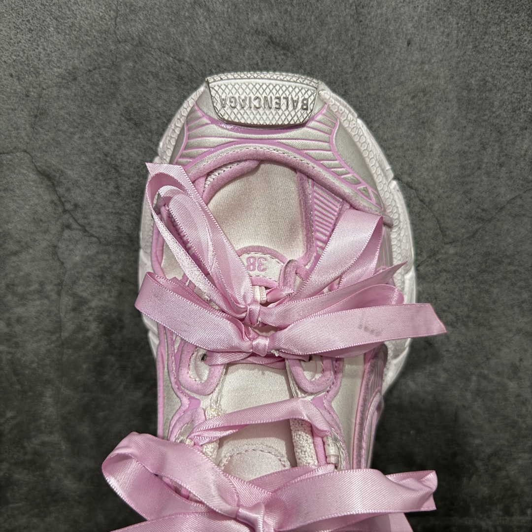 图片[5]-【XA版本】BALENCIAGA 3XL Sneakers 巴黎世家十代网布系带低帮走秀复古老爹鞋 全套原纸板楦头开发 最原汁原味的灵魂版型 全鞋荧光划线卡点 胶水把控整洁度追求极致完美 每一双都是工艺品 多重QC质检 超越公司货的品控标准 实实在在的免检产品 原盒原配 正确字体电绣 粗细、位置、大小正确 侧边TPU 透气孔匹配意产原版 正确分离大底 TPU软底 原版一致大底LOGO 立体感十足 原厂皮料水洗做旧 采购原厂网纱 不含皮革 网布材料和聚氨酯 磨损效果 鞋头边缘和后帮 Balenciaga 徽标 鞋面和后跟凸印尺码 鞋舌 3XL 橡胶品牌标识和反光细节 鞋帮拉袢和鞋舌拉祥 配反光细节 备用鞋带在鞋履前侧 可在穿着前取下 便于不同造型搭配 偏大一码 尺码：35-40-选品中心