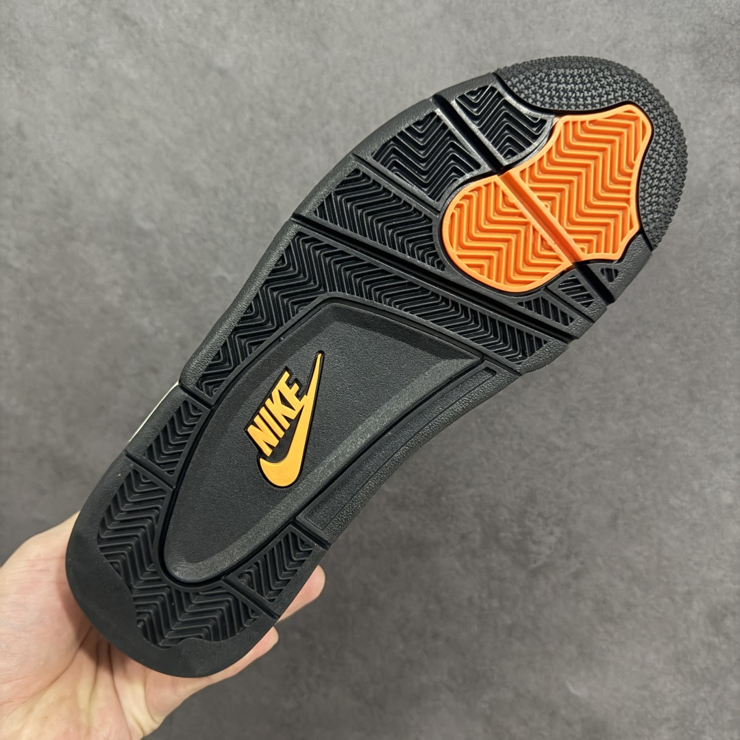 图片[9]-【公司级】Nike Air Jordan 4 Retro 耐克迈克尔·乔丹AJ4代中帮复古休闲运动文化篮球鞋 原厂材料TPU超Q弹网格材质 缜密拉帮及中底钢印细节 组合开窗式气垫大底 升级原楦原档案数据开发纸版楦型 采用同源纳帕头层皮革鞋面材质 全新底模完美品相清洁度及喷漆效果 货号：IB1519-200 尺码：36-47.5带半码-选品中心