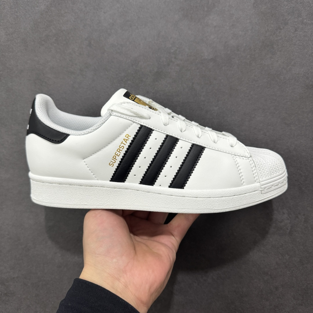 【GQ福利】Adidas Superstar 金标贝壳头运动休闲板鞋 奥莱正单#过验级市面未流通版支持对比正品盒中盒懂的都懂 只套现2400双特价 正品两折 货号：EG4958 尺码：35.5-44.5-选品中心