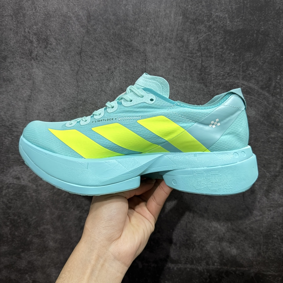 图片[2]-【NO.1纯原】Adidas Adizero Adios Pro 4 M竞训跑步鞋 JR1251 市场独一档品质 区别所有版本 原鞋购入开发数月 原材料 原档案打造 细节版型一比一 独立双层组合底私模. 搭配ENERGYRODS 2.0真碳柱，每一步都动力满满 鞋面用的是Lightlock技术，轻透又贴合，就像给脚定制的一样。 中底是全掌Lightstrike Pro泡棉，软弹感超绝 真正一比一还原真实脚感💪🏻 尺码：36 36.5 37 38 38.5 39 40 40.5 41 42 42.5 43 44 44.5 45 46-选品中心