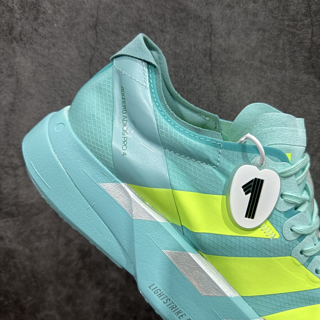 图片[7]-【NO.1纯原】Adidas Adizero Adios Pro 4 M竞训跑步鞋 JR1251 市场独一档品质 区别所有版本 原鞋购入开发数月 原材料 原档案打造 细节版型一比一 独立双层组合底私模. 搭配ENERGYRODS 2.0真碳柱，每一步都动力满满 鞋面用的是Lightlock技术，轻透又贴合，就像给脚定制的一样。 中底是全掌Lightstrike Pro泡棉，软弹感超绝 真正一比一还原真实脚感💪🏻 尺码：36 36.5 37 38 38.5 39 40 40.5 41 42 42.5 43 44 44.5 45 46-选品中心