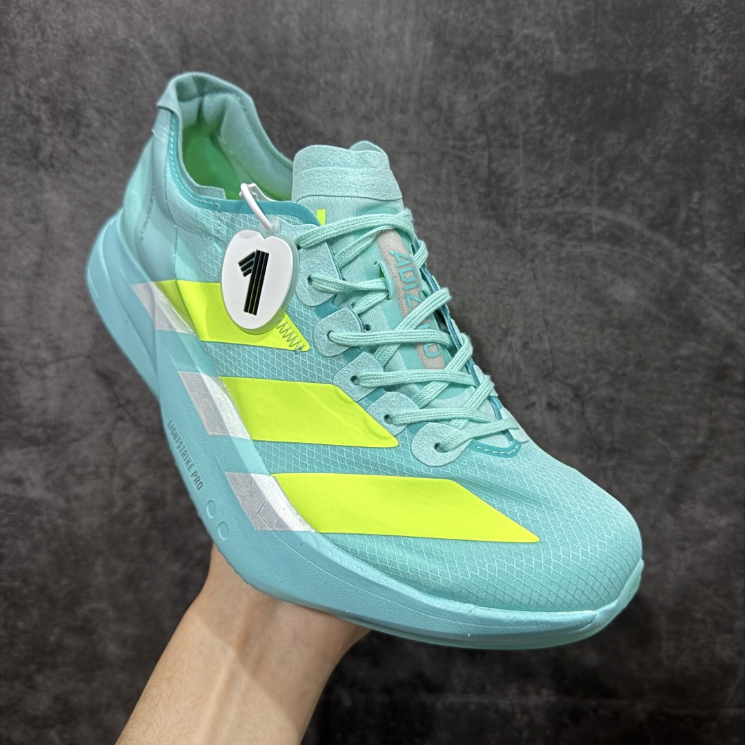 图片[3]-【NO.1纯原】Adidas Adizero Adios Pro 4 M竞训跑步鞋 JR1251 市场独一档品质 区别所有版本 原鞋购入开发数月 原材料 原档案打造 细节版型一比一 独立双层组合底私模. 搭配ENERGYRODS 2.0真碳柱，每一步都动力满满 鞋面用的是Lightlock技术，轻透又贴合，就像给脚定制的一样。 中底是全掌Lightstrike Pro泡棉，软弹感超绝 真正一比一还原真实脚感💪🏻 尺码：36 36.5 37 38 38.5 39 40 40.5 41 42 42.5 43 44 44.5 45 46-选品中心