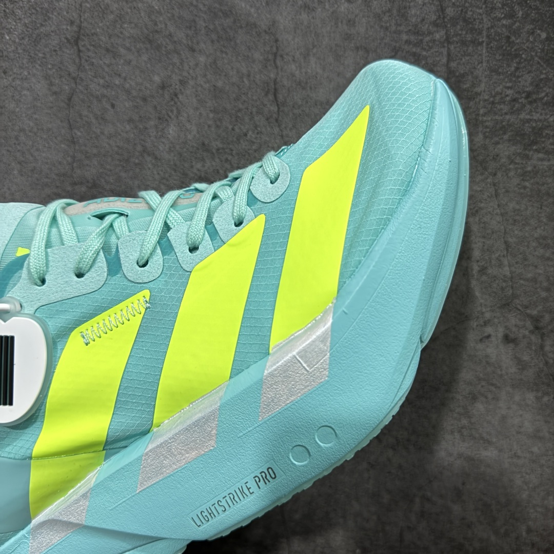 图片[6]-【NO.1纯原】Adidas Adizero Adios Pro 4 M竞训跑步鞋 JR1251 市场独一档品质 区别所有版本 原鞋购入开发数月 原材料 原档案打造 细节版型一比一 独立双层组合底私模. 搭配ENERGYRODS 2.0真碳柱，每一步都动力满满 鞋面用的是Lightlock技术，轻透又贴合，就像给脚定制的一样。 中底是全掌Lightstrike Pro泡棉，软弹感超绝 真正一比一还原真实脚感💪🏻 尺码：36 36.5 37 38 38.5 39 40 40.5 41 42 42.5 43 44 44.5 45 46-选品中心