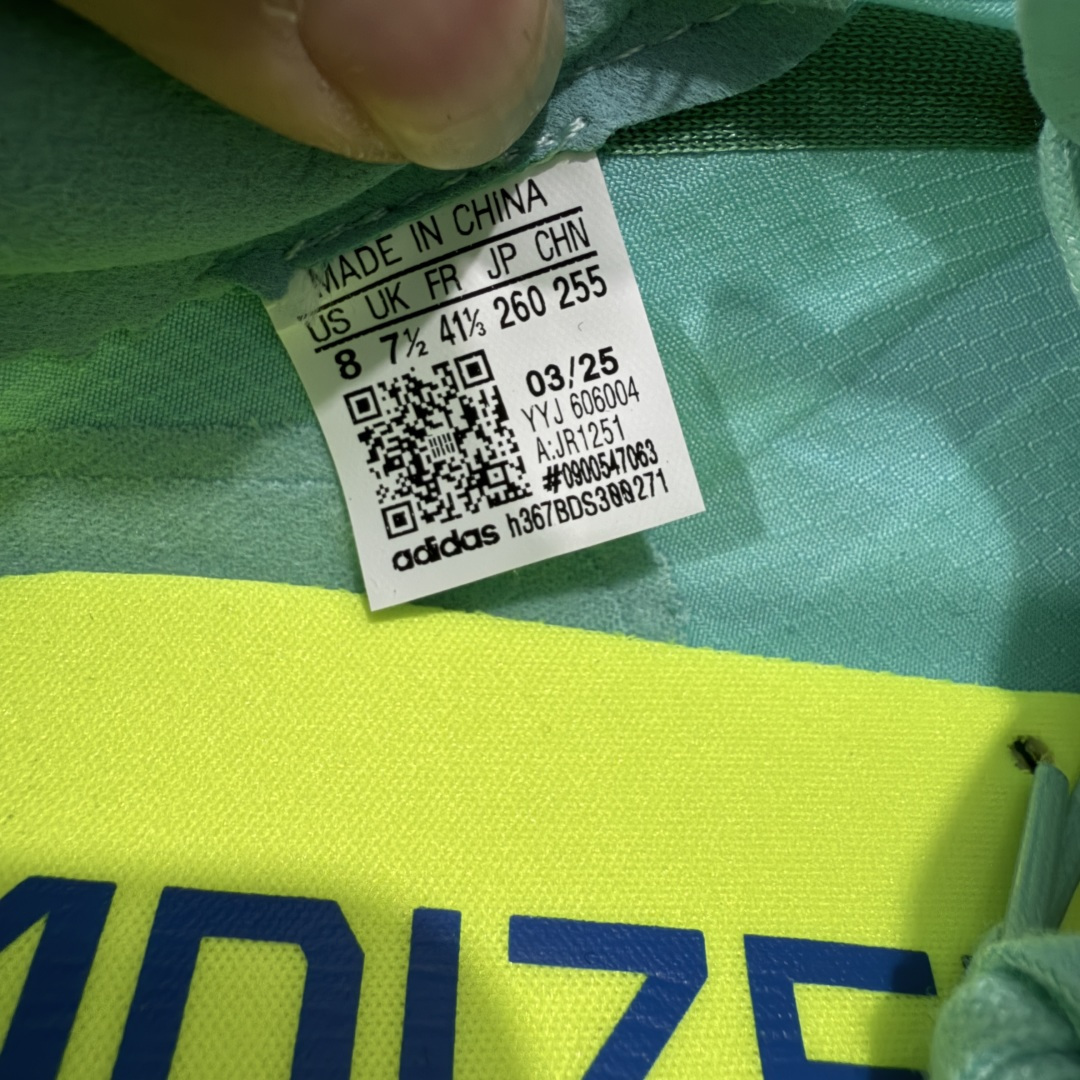 图片[7]-【NO.1纯原】Adidas Adizero Adios Pro 4 M竞训跑步鞋 JR1251 市场独一档品质 区别所有版本 原鞋购入开发数月 原材料 原档案打造 细节版型一比一 独立双层组合底私模. 搭配ENERGYRODS 2.0真碳柱，每一步都动力满满 鞋面用的是Lightlock技术，轻透又贴合，就像给脚定制的一样。 中底是全掌Lightstrike Pro泡棉，软弹感超绝 真正一比一还原真实脚感💪🏻 尺码：36 36.5 37 38 38.5 39 40 40.5 41 42 42.5 43 44 44.5 45 46-选品中心