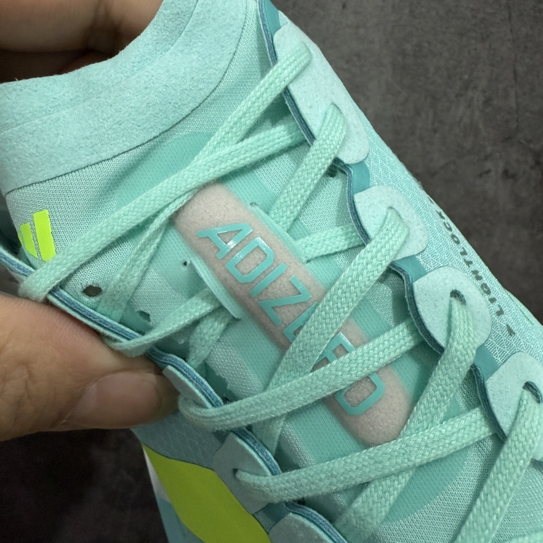 图片[6]-【NO.1纯原】Adidas Adizero Adios Pro 4 M竞训跑步鞋 JR1251 市场独一档品质 区别所有版本 原鞋购入开发数月 原材料 原档案打造 细节版型一比一 独立双层组合底私模. 搭配ENERGYRODS 2.0真碳柱，每一步都动力满满 鞋面用的是Lightlock技术，轻透又贴合，就像给脚定制的一样。 中底是全掌Lightstrike Pro泡棉，软弹感超绝 真正一比一还原真实脚感💪🏻 尺码：36 36.5 37 38 38.5 39 40 40.5 41 42 42.5 43 44 44.5 45 46-选品中心