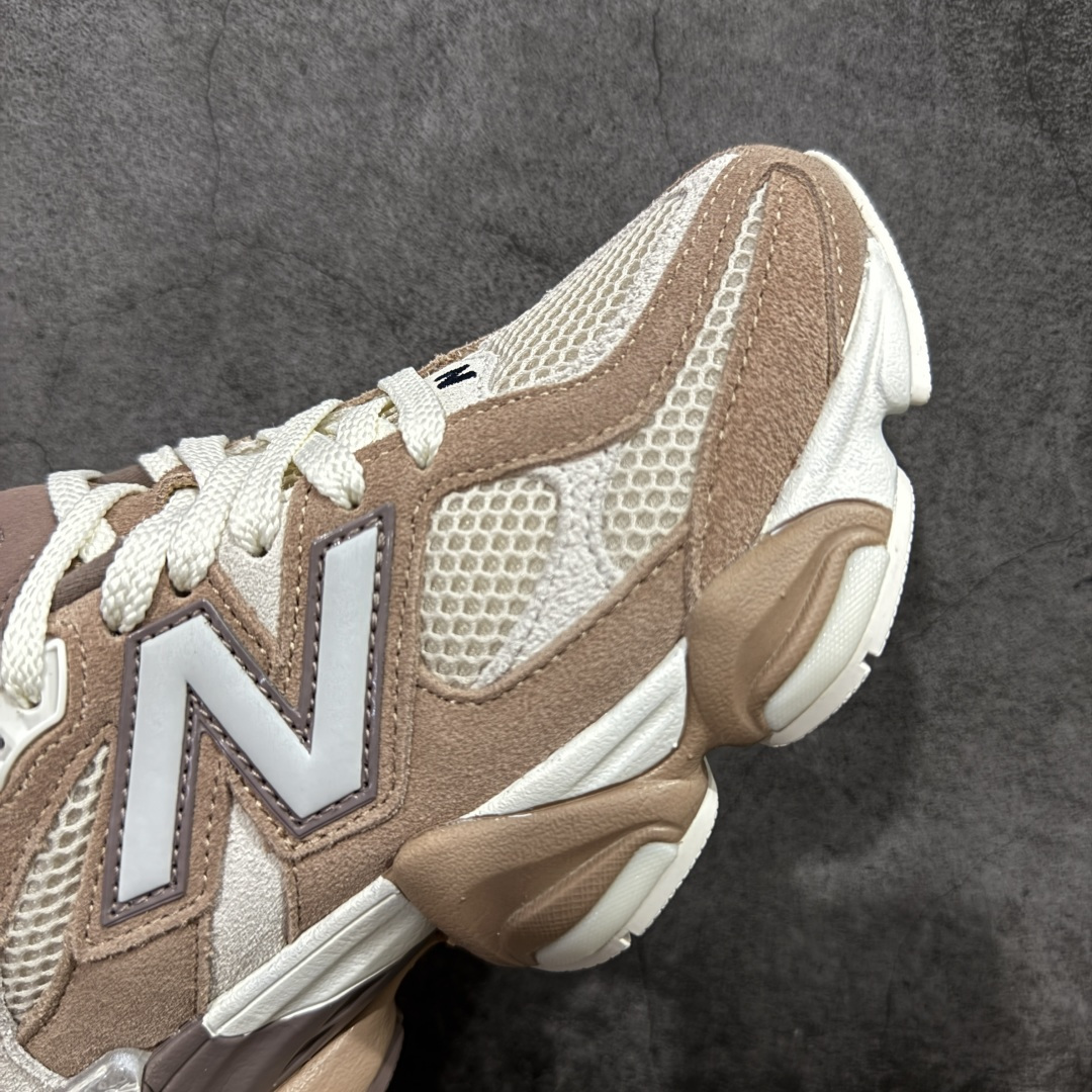 图片[6]-【纯原版】 New Balance NB9060 联名款 复古休闲运动慢跑鞋 U9060ETN 全套原楦原纸板原厂数据开发 进口三明治网面 原装进口翻毛皮料正确绒感卡色 正确中底拉帮中底网布细节 原厂标裁 带紫光防伪 定制后跟透明水晶模块 冲裁组合 大底贴合程度胶水上色把控完美 整洁度挑战全网艺术家 多道序QC把关品质完善 匠心打造 耗时两个月开发完成 工艺极其复杂难度可想而知 新开独立私模大底 全网唯一正确六层组合大底 高端零售专供产物 尺码：36 37 37.5 38 38.5 39 40 40.5 41 42 42.5 43 44 45 46.5-选品中心