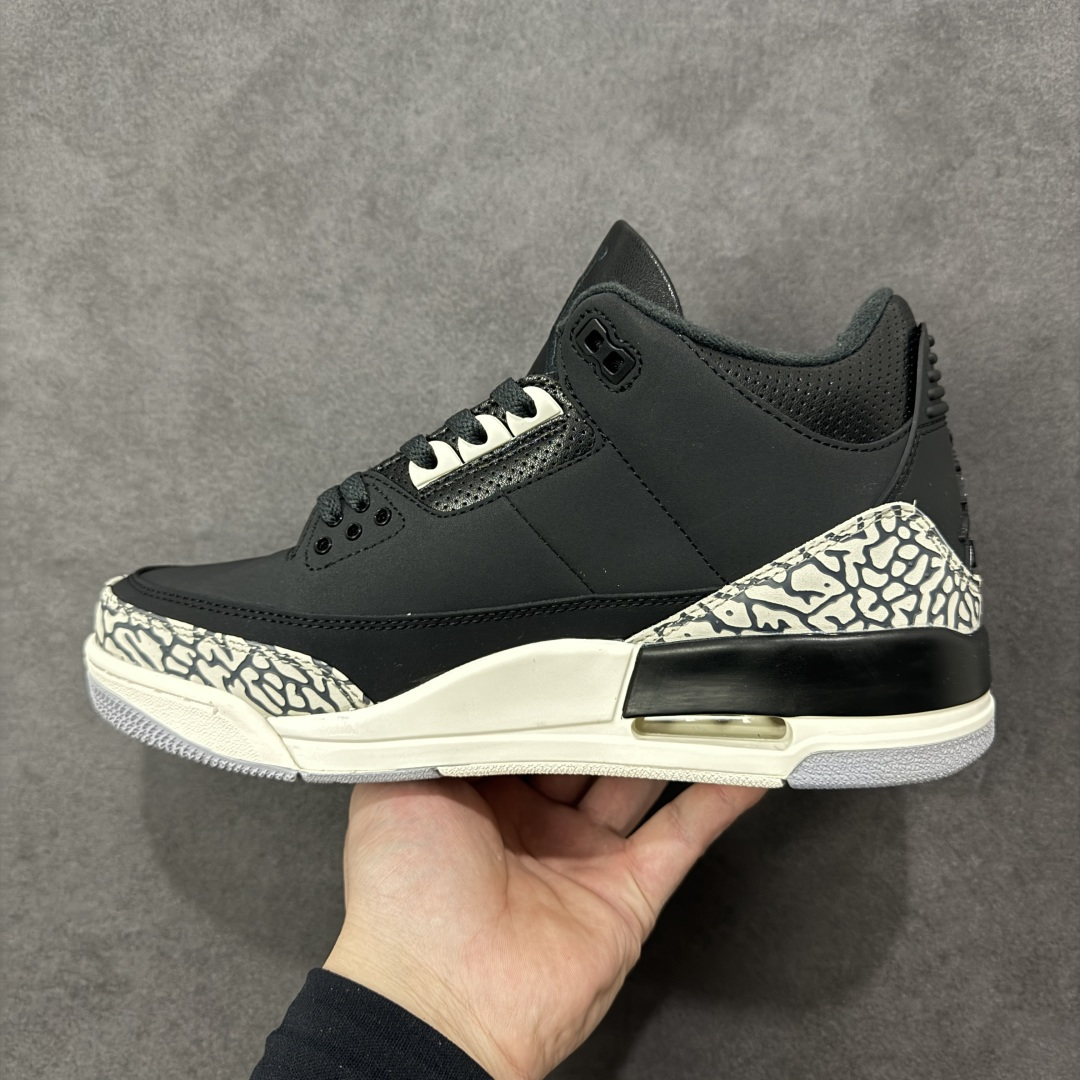 图片[2]-【公司级】Air Jordan 3 Retro 乔丹3代复刻黑水泥 货号： CK9246-001 尺码： 36 36.5 37.5 38 38.5 39 40 40.5 41 42 42.5 43 44 45 46 47.5-选品中心