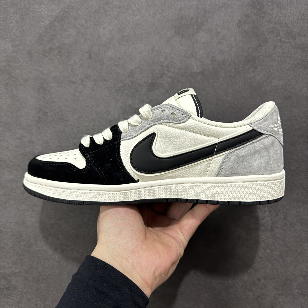图片[2]-【定制版】Travis Scott x Jordan 1 Low 高端定制 乔丹倒勾低帮休闲板鞋 大厂纯原品质出货 纯正版型 定制鞋盒 皮料切割干净无任何毛边 细节完美 超高清洁度 货号：JW1188-172 尺码：36 36.5 37.5 38 38.5 39 40 40.5 41 42 42.5 43 44 44.5 45-选品中心