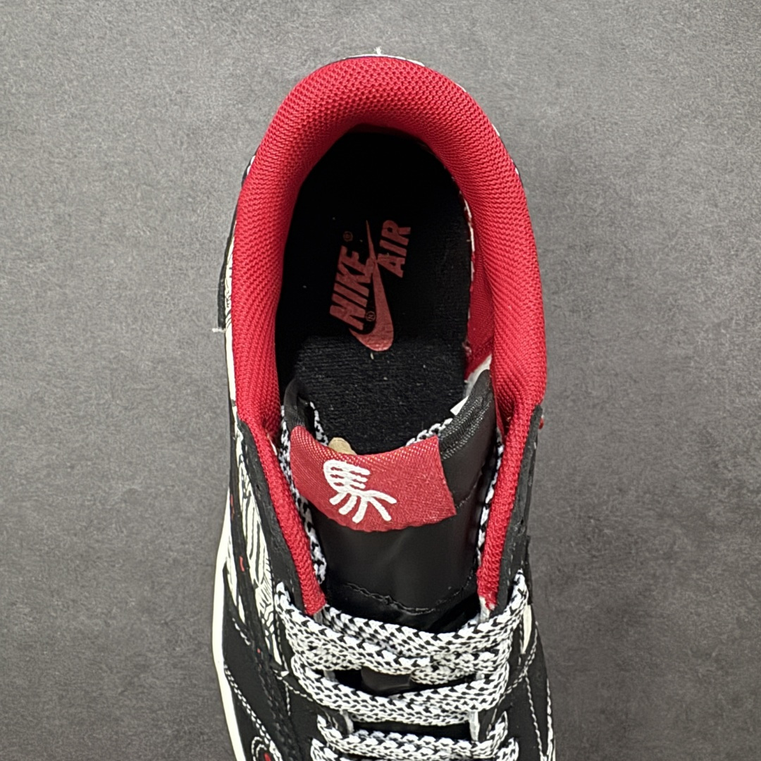 图片[7]-【定制版】2026新款定制限量发售高端定制 倒钩三方联名 Travis Scott x Fragment Design x Jordan Air Jordan 1 Low OG SP “马年限定联名——黑红斑马”- 经典黑红撞色+斑马纹爆裂纹，自带狂野街头基因，回头率200%。鞋身暗藏奔马刺绣，呼应2026马年主题，专属仪式感拉满 #定制鞋盒 大厂纯原品质出货 超高清洁度 皮料切割干净无任何毛边 细节完美 货号：DZ2688-109 尺码：36 36.5 37.5 38 38.5 39 40 40.5 41 42 42.5 43 44 44.5 45-选品中心