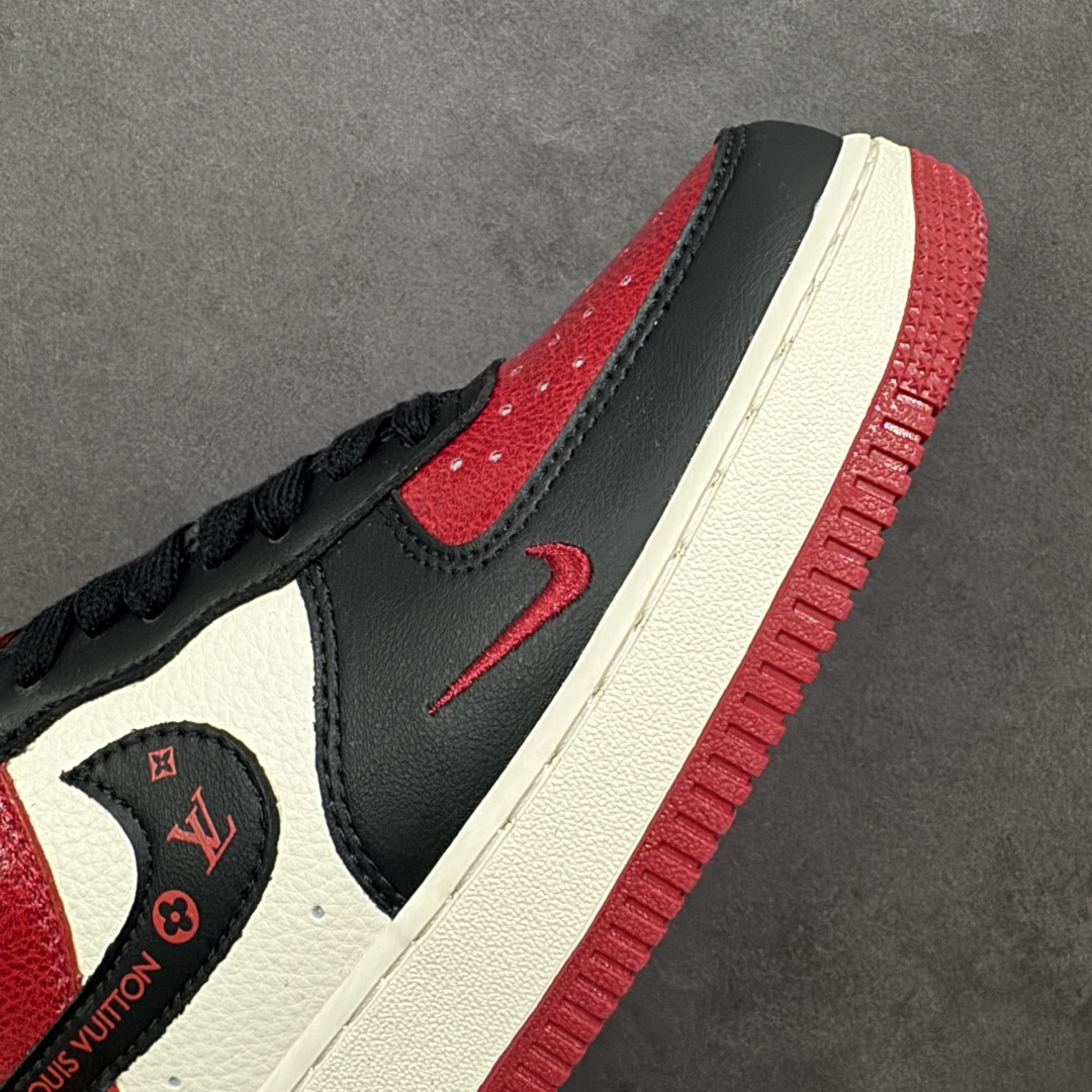 图片[5]-【定制版】Nike Air Force 1\’07 Low 限定联名 红黑拼色 空军一号低帮休闲板鞋  #原楦头原纸板 高端定制鞋盒 原厂鞋底 超高清洁度 细节完美 货号：KD1688-007  尺码：36 36.5 37.5 38 38.5 39 40 40.5 41 42 42.5 43 44 44.5 45-选品中心