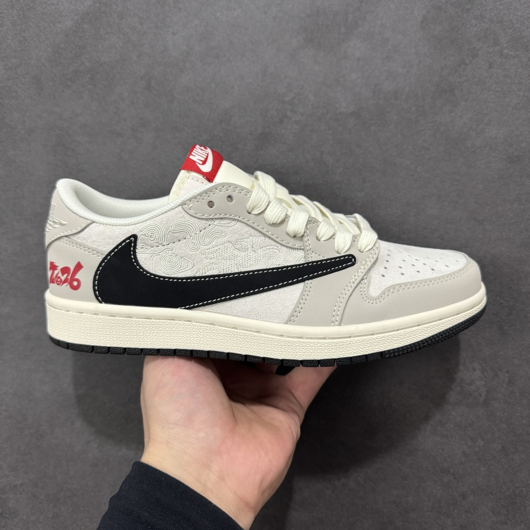 【定制版】Air Jordan 1 Low AJ1 乔1倒钩国风祥云纹 高端定制 低帮复古篮球鞋 JJ2508-107  #定制鞋盒 大厂纯原品质出货 超高清洁度 皮料切割干净无任何毛边 细节完美  尺码：36 36.5 37.5 38 38.5 39 40 40.5 41 42 42.5 43 44 44.5 45-选品中心