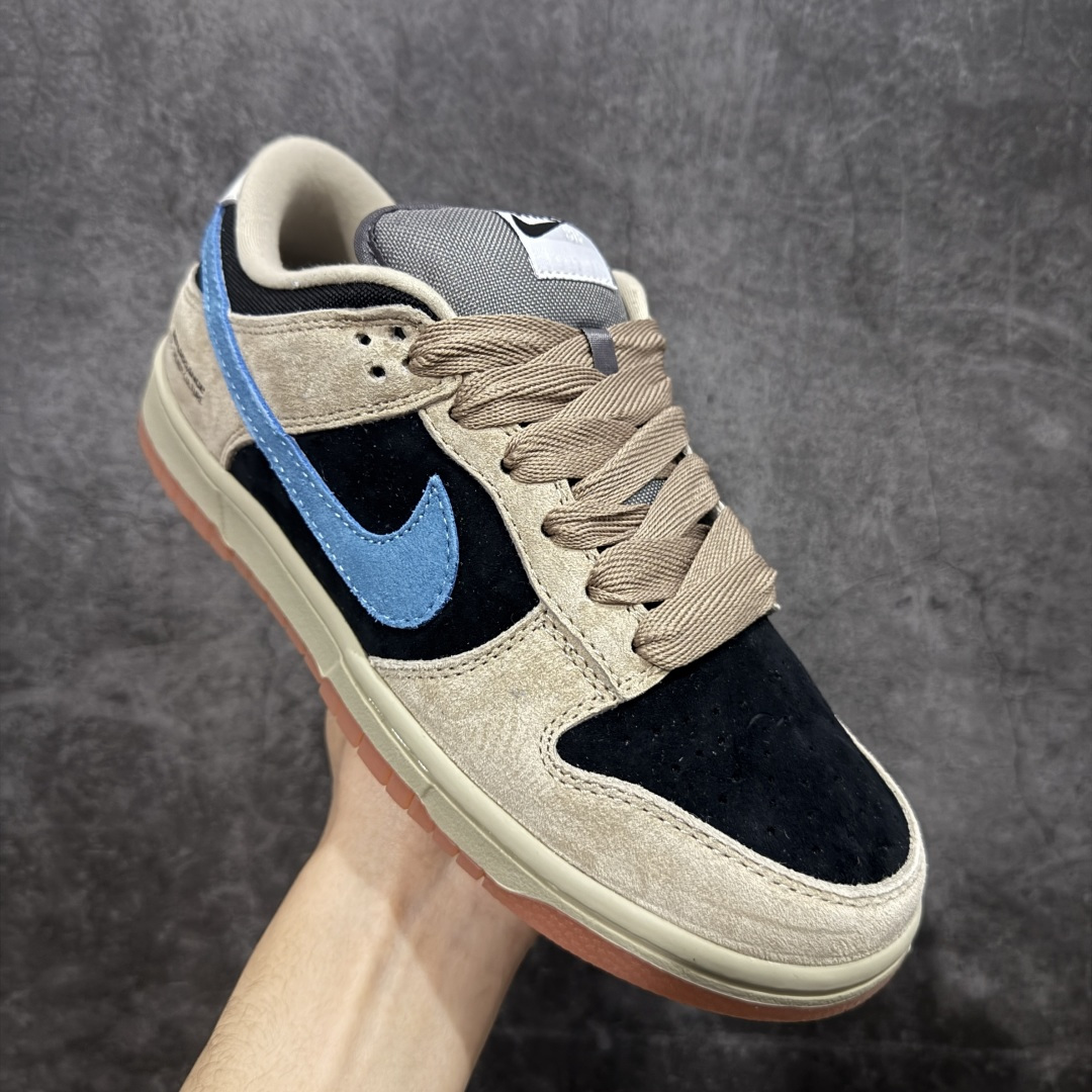 图片[3]-【公司级】Nike SB Dunk Low 卡其黑红钩 低帮休闲板鞋  #定制鞋盒 超高清洁度 皮料切割干净无任何毛边 细节完美 货号：HJ0367-200  尺码：36 36.5 37.5 38 38.5 39 40 40.5 41 42 42.5 43 44 44.5 45 46-选品中心