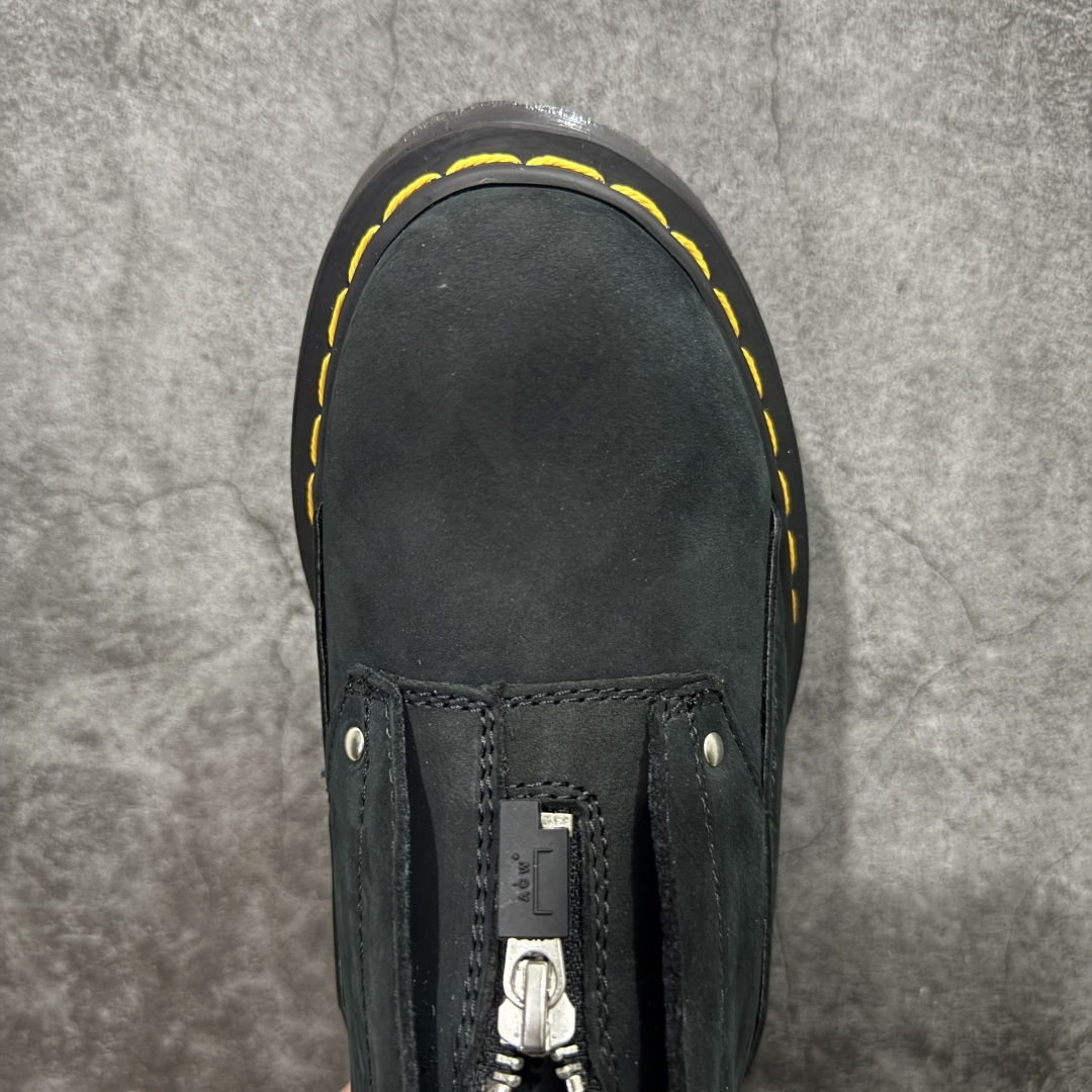 图片[5]-【莞产版本】ACW x Dr.martens马汀博士 Sinclair系列 英伦骑士 朋克复古机车 厚底粗跟 低帮马丁靴 采用硬质牛培开边珠牛培皮打造鞋面 厚实耐磨PVC原厂透明水晶橡胶大底 原版一致空胶工艺 真实大底拉帮线锁底 货号：R11822202 尺码：35 36 37 38 39 40 41 42 43 44 45-选品中心