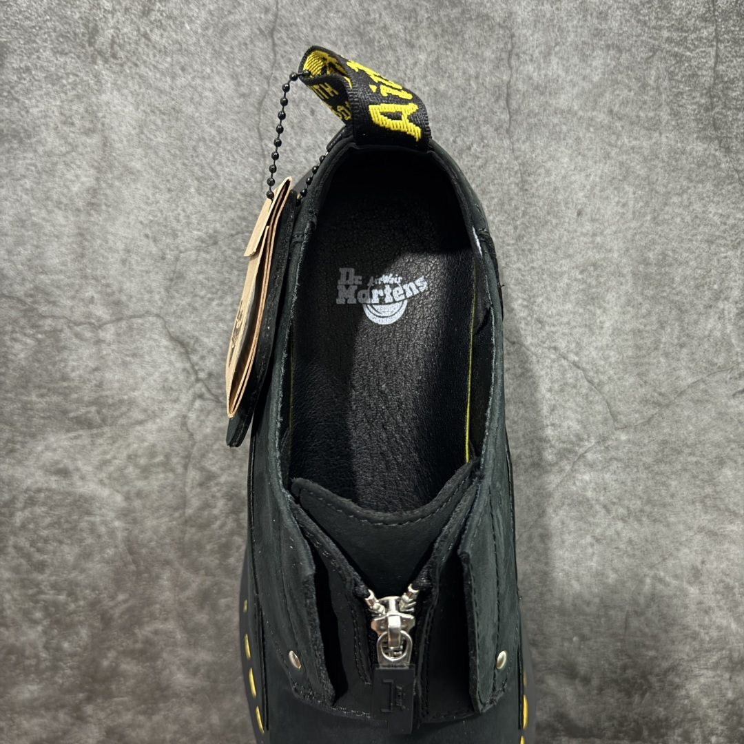 图片[8]-【莞产版本】ACW x Dr.martens马汀博士 Sinclair系列 英伦骑士 朋克复古机车 厚底粗跟 低帮马丁靴 采用硬质牛培开边珠牛培皮打造鞋面 厚实耐磨PVC原厂透明水晶橡胶大底 原版一致空胶工艺 真实大底拉帮线锁底 货号：R11822202 尺码：35 36 37 38 39 40 41 42 43 44 45-选品中心