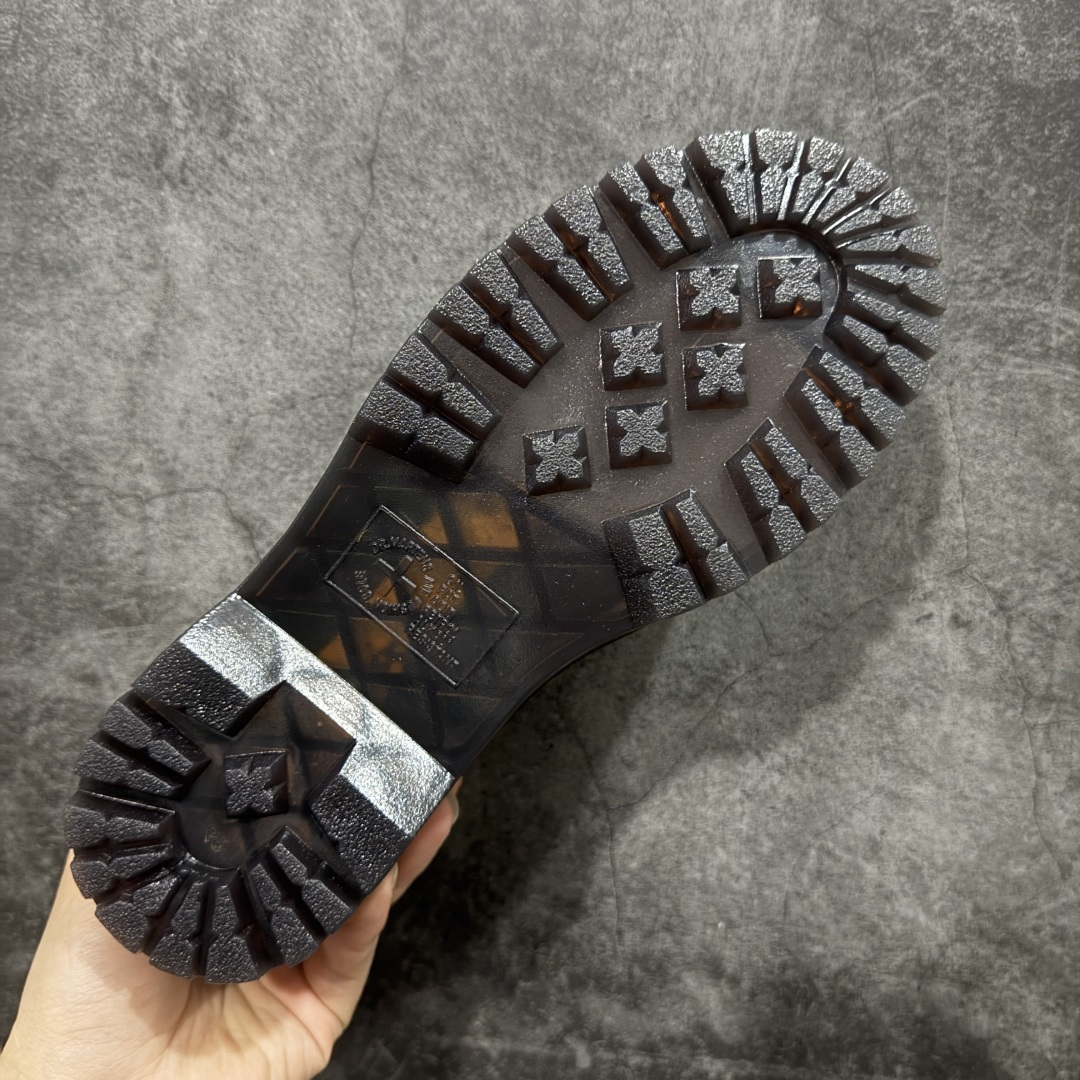 图片[9]-【莞产版本】ACW x Dr.martens马汀博士 Sinclair系列 英伦骑士 朋克复古机车 厚底粗跟 低帮马丁靴 采用硬质牛培开边珠牛培皮打造鞋面 厚实耐磨PVC原厂透明水晶橡胶大底 原版一致空胶工艺 真实大底拉帮线锁底 货号：R11822202 尺码：35 36 37 38 39 40 41 42 43 44 45-选品中心