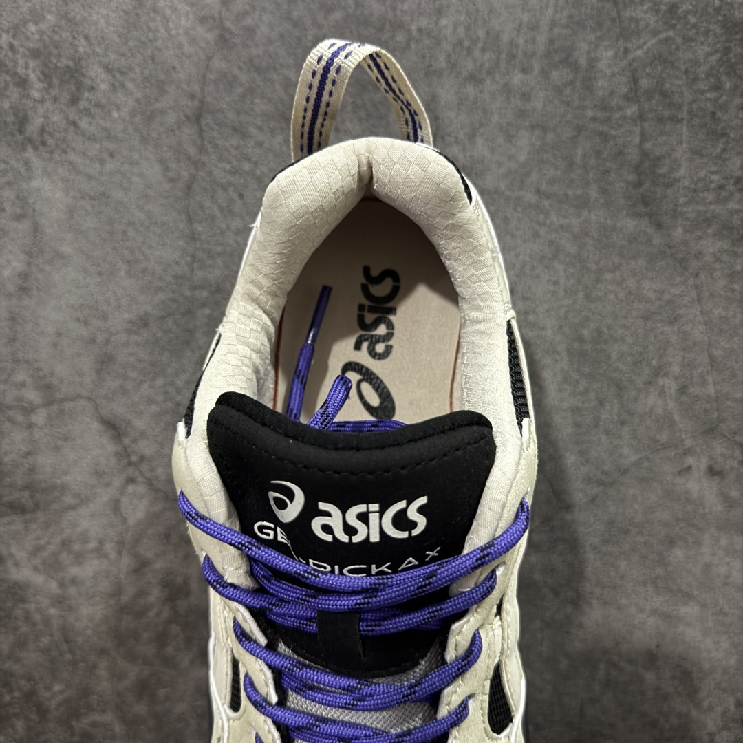 图片[8]-【纯原版】Asics Gel-PICKAX 亚瑟士运动休闲透气专业跑鞋 鞋面采用反绒皮与网布拼接 透气舒适兼具休闲时尚 结合简明的配色 展现品牌的传承 及引领复古流行的主题 虎爪造型的LOGO 鞋身稳定包裹系统 支撑鞋身 经典宽大鞋型配备防偏移设计 提升包裹性 穿着舒适 鞋面透气孔设计 提供透气性 尺码：36 37 37.5 38 39 39.5 40 40.5 41.5 42 42.5 43.5 44 45-选品中心